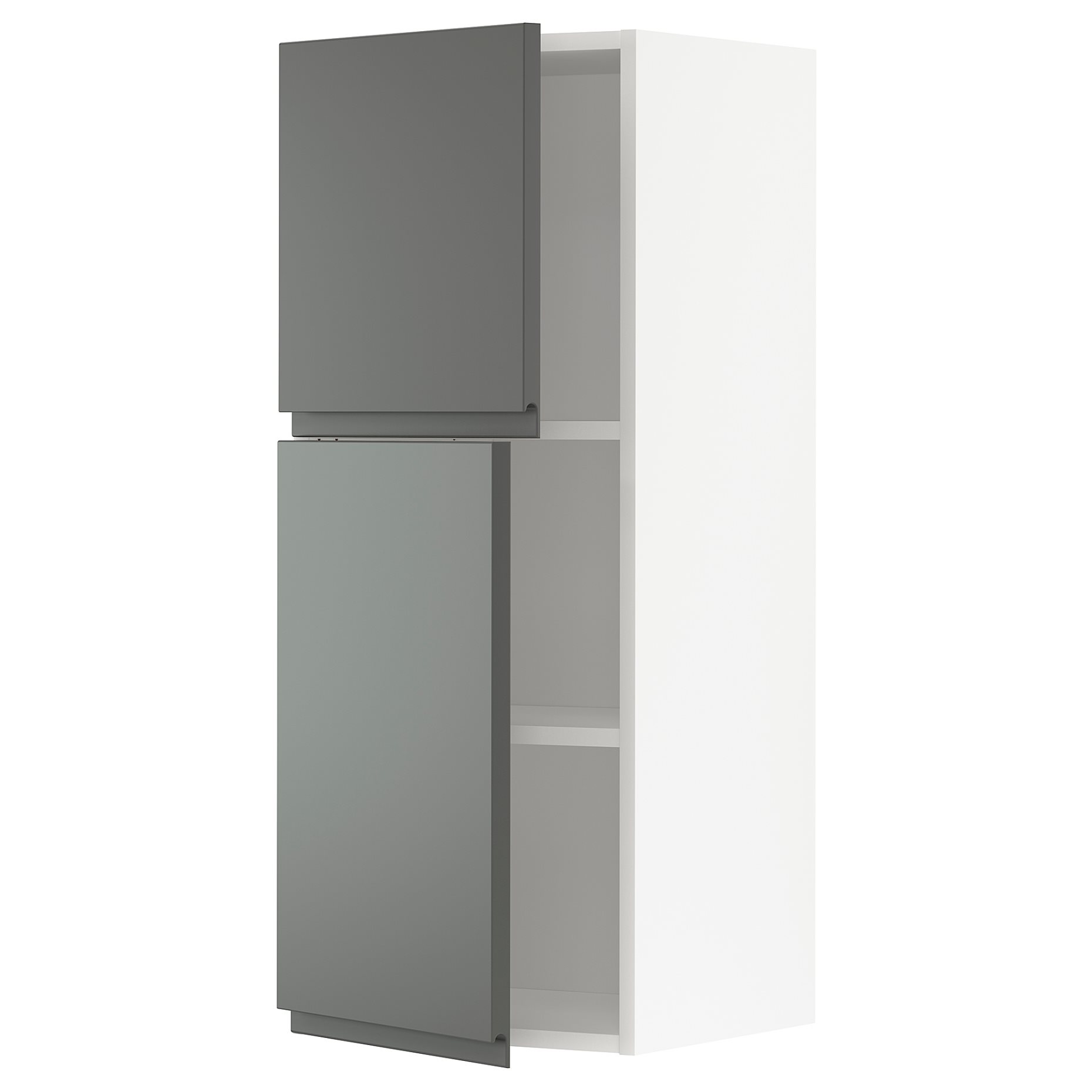 METOD, wall cabinet with shelves/2 doors, 40x100 cm, 994.580.33