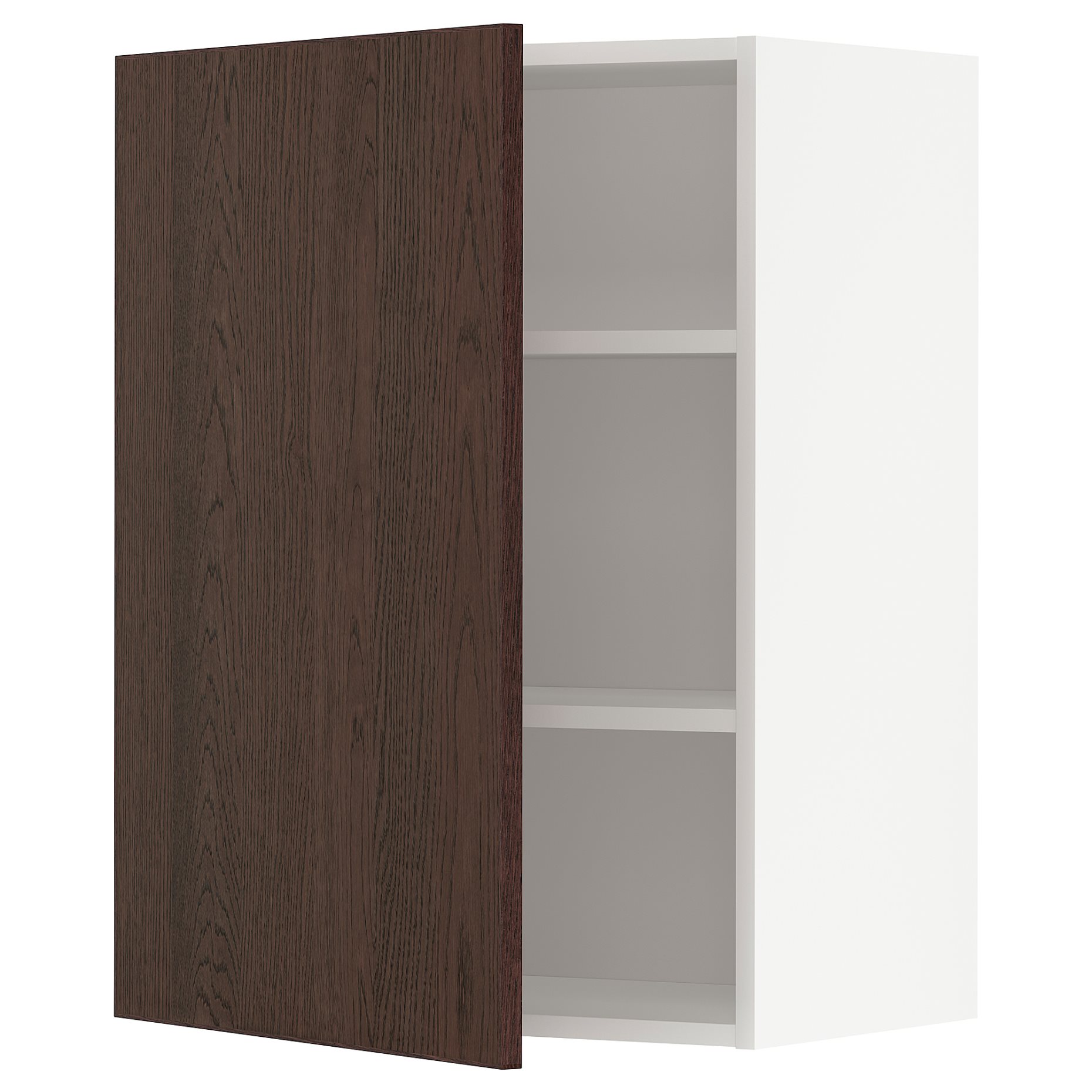 METOD, wall cabinet with shelves, 60x80 cm, 994.610.16