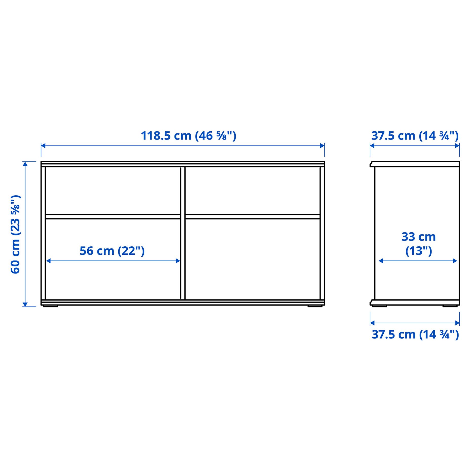 SKRUVBY, TV storage combination, 188x38x90 cm, 994.945.97