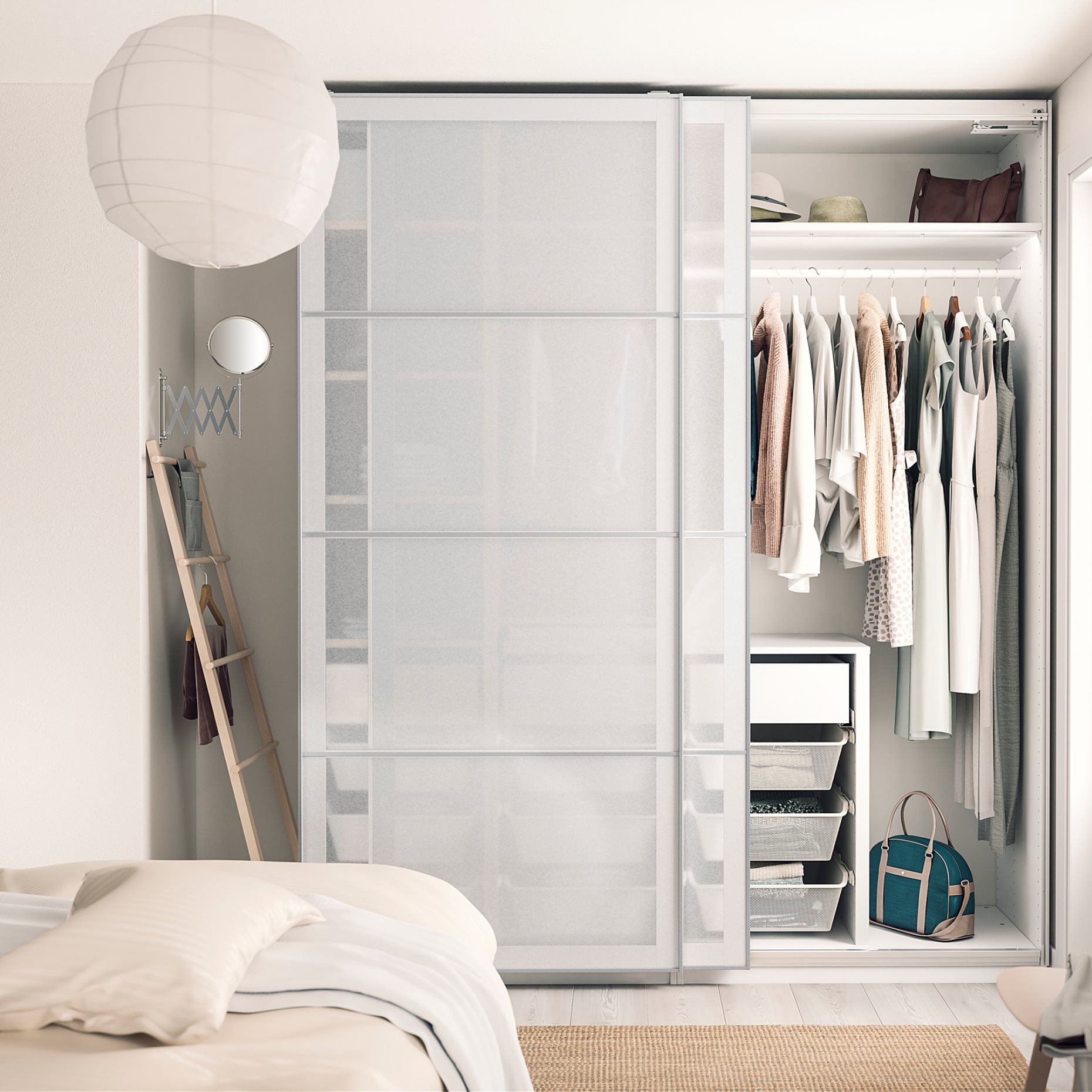 PAX, 3 wardrobe frames, 200x58x201 cm, 994.947.95