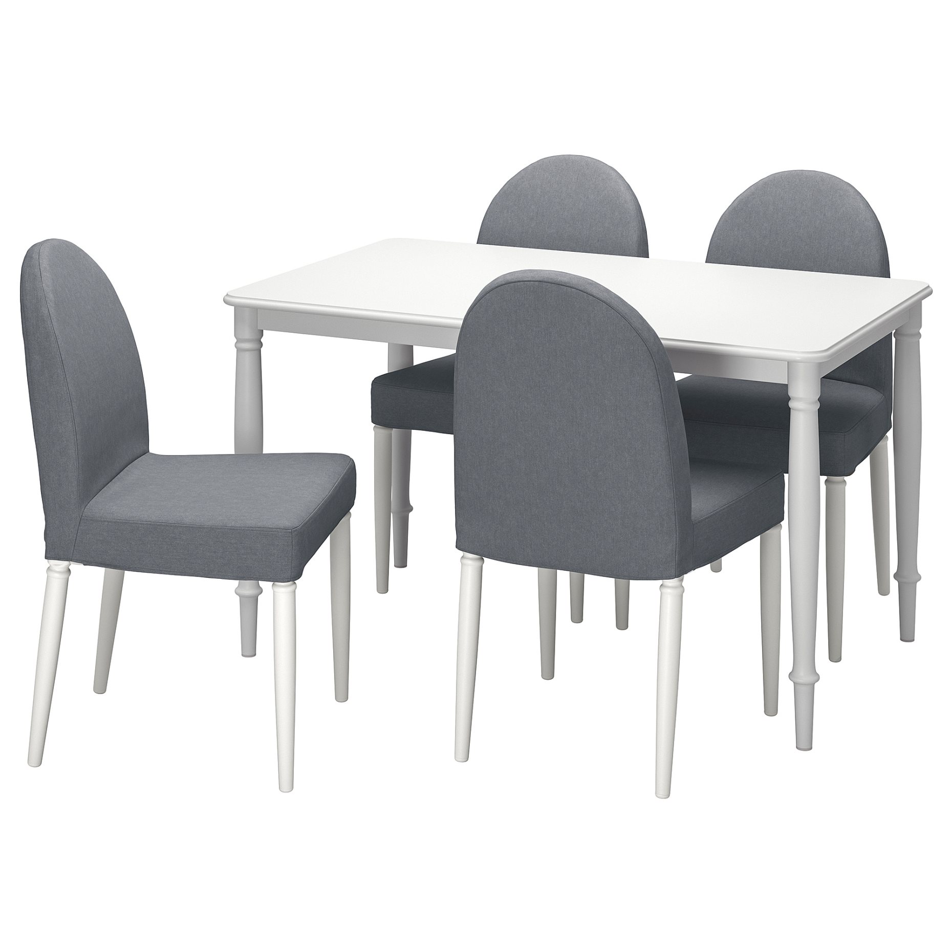 DANDERYD/DANDERYD, table and 4 chairs, 130 cm, 995.442.48
