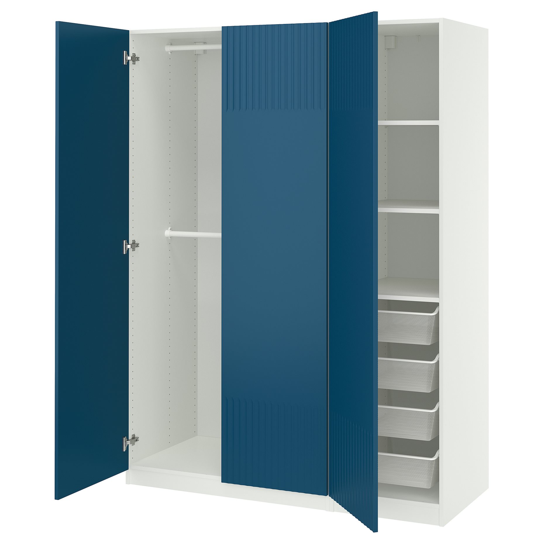 PAX/FYRUDDEN, wardrobe combination, 150x58x201 cm, 995.816.17