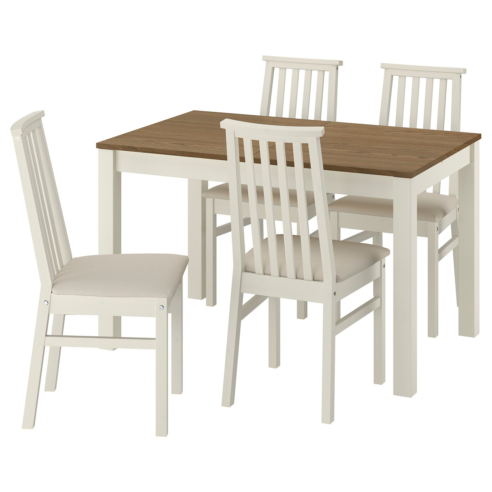 ÅLHULT / ÅLHULT, table and 4 chairs, 120/170x80 cm, 996.101.01