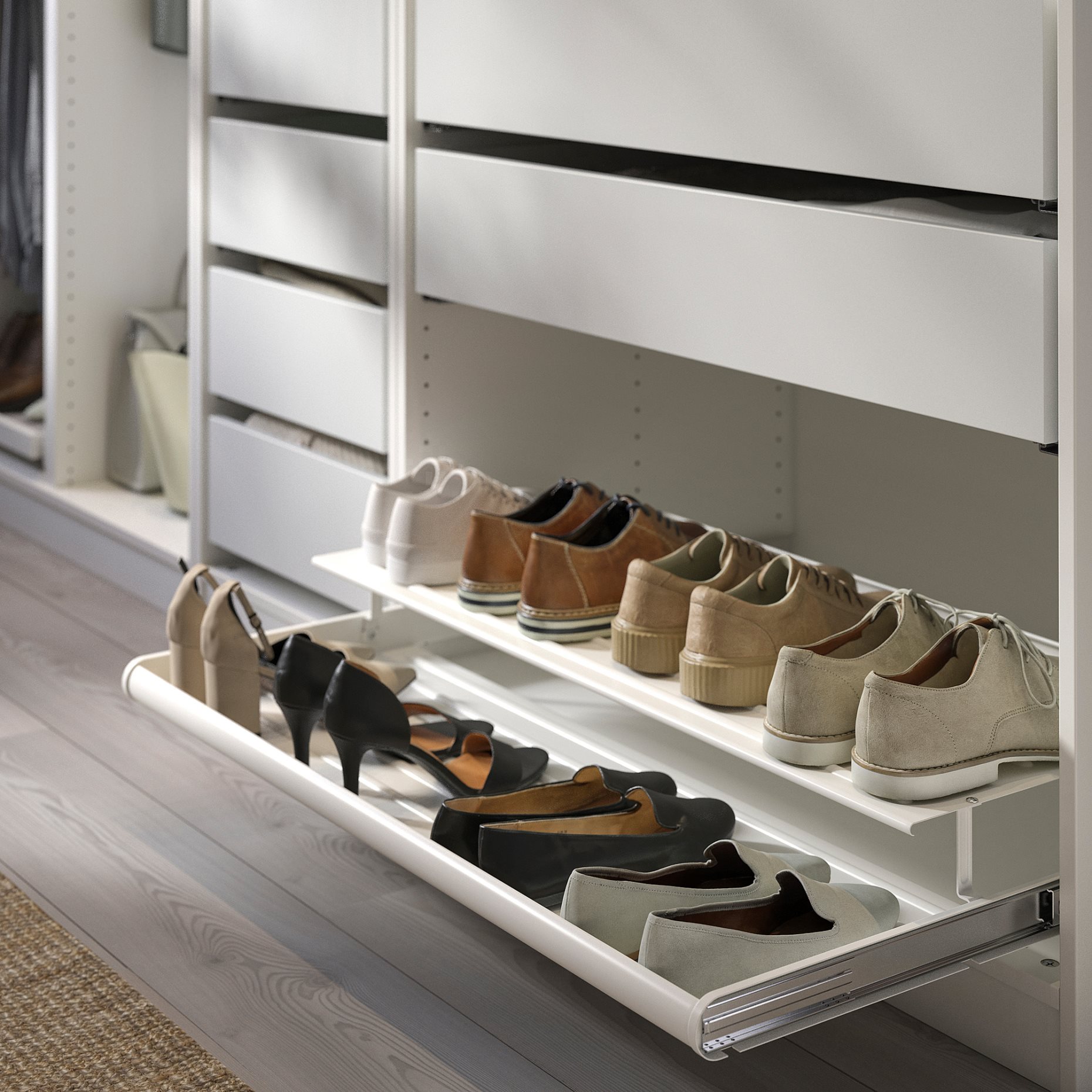 KOMPLEMENT, pull-out shoe shelf, 002.574.63