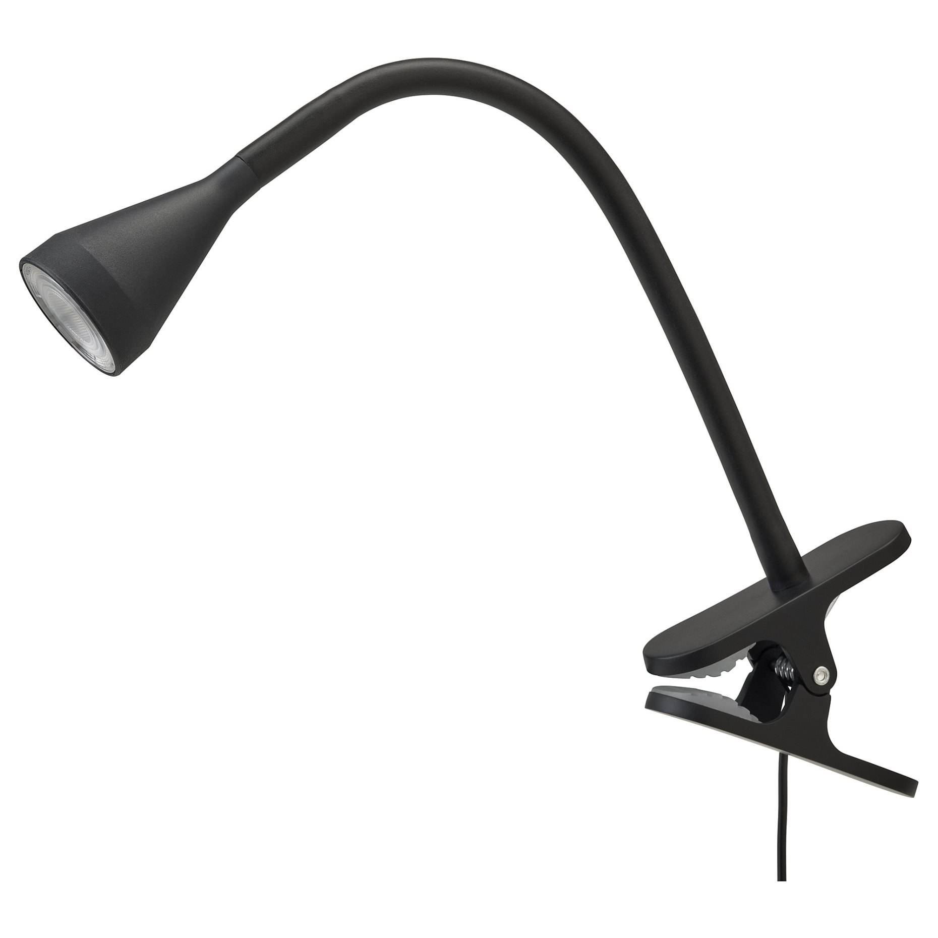 NÄVLINGE, clamp spotlight with built-in LED light source, 004.498.77