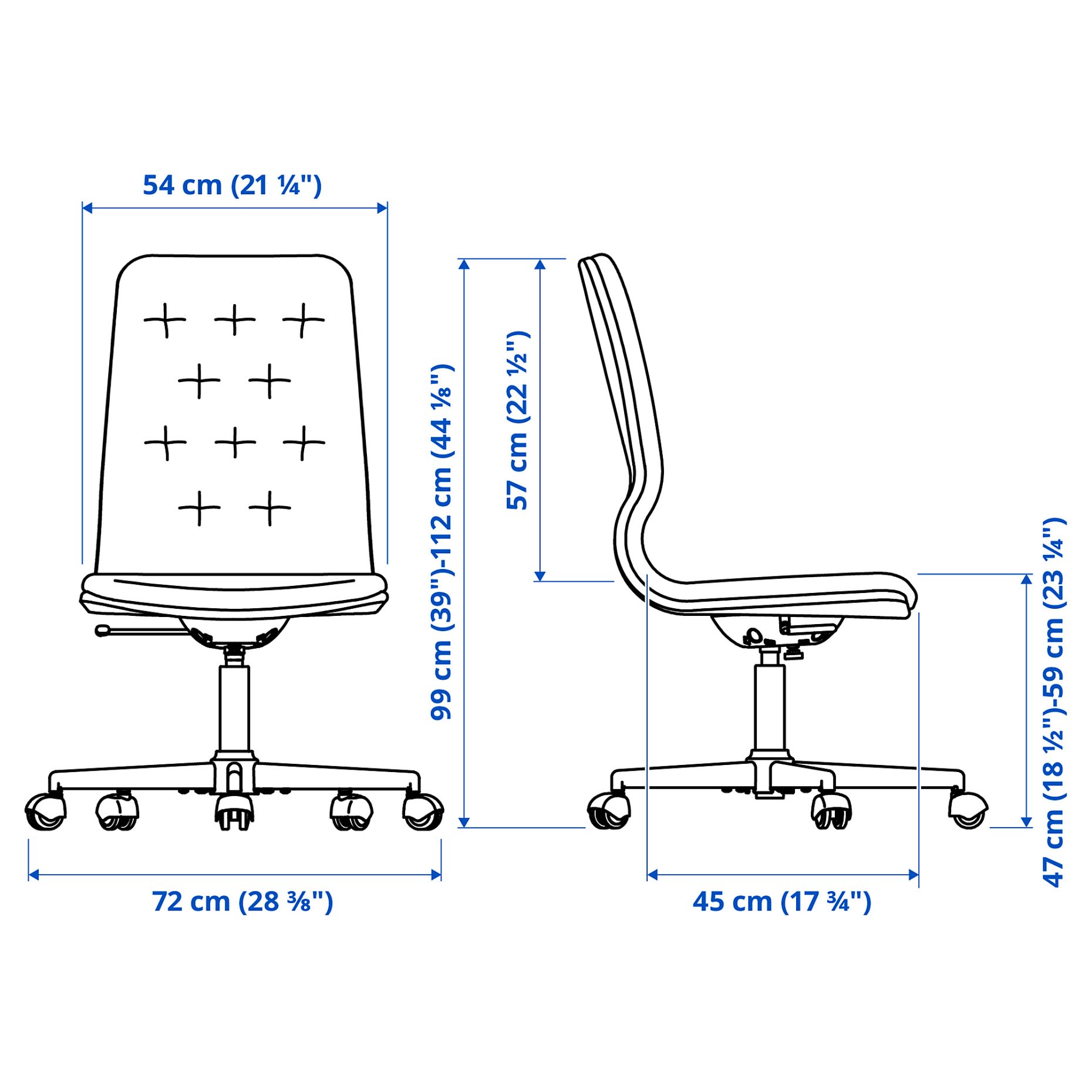 MULLFJÄLLET, conference chair with castors, 004.724.91