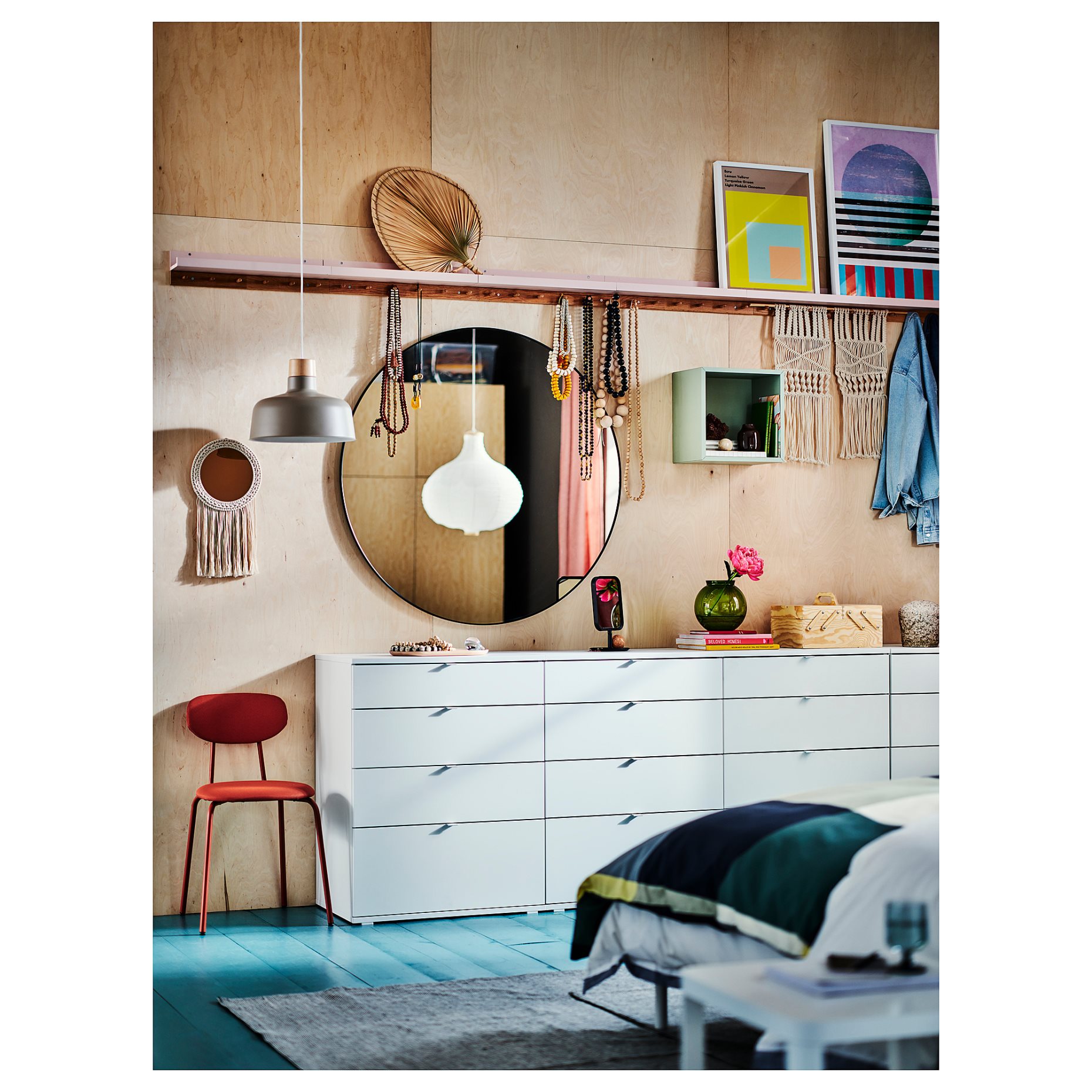 VIHALS, chest of 4 drawers, 70x47x90 cm, 004.832.39