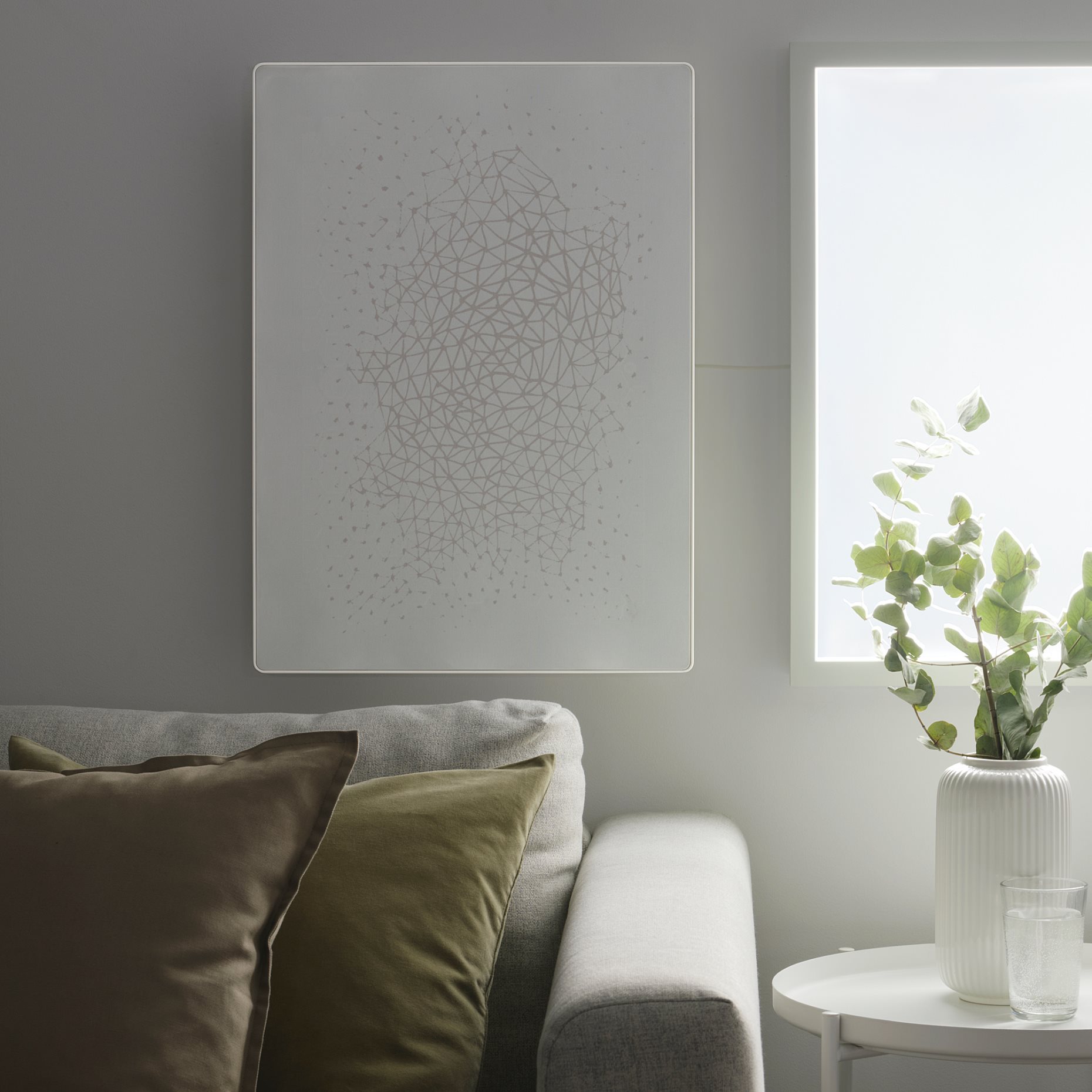 SYMFONISK, picture frame with WiFi speaker, 004.857.66