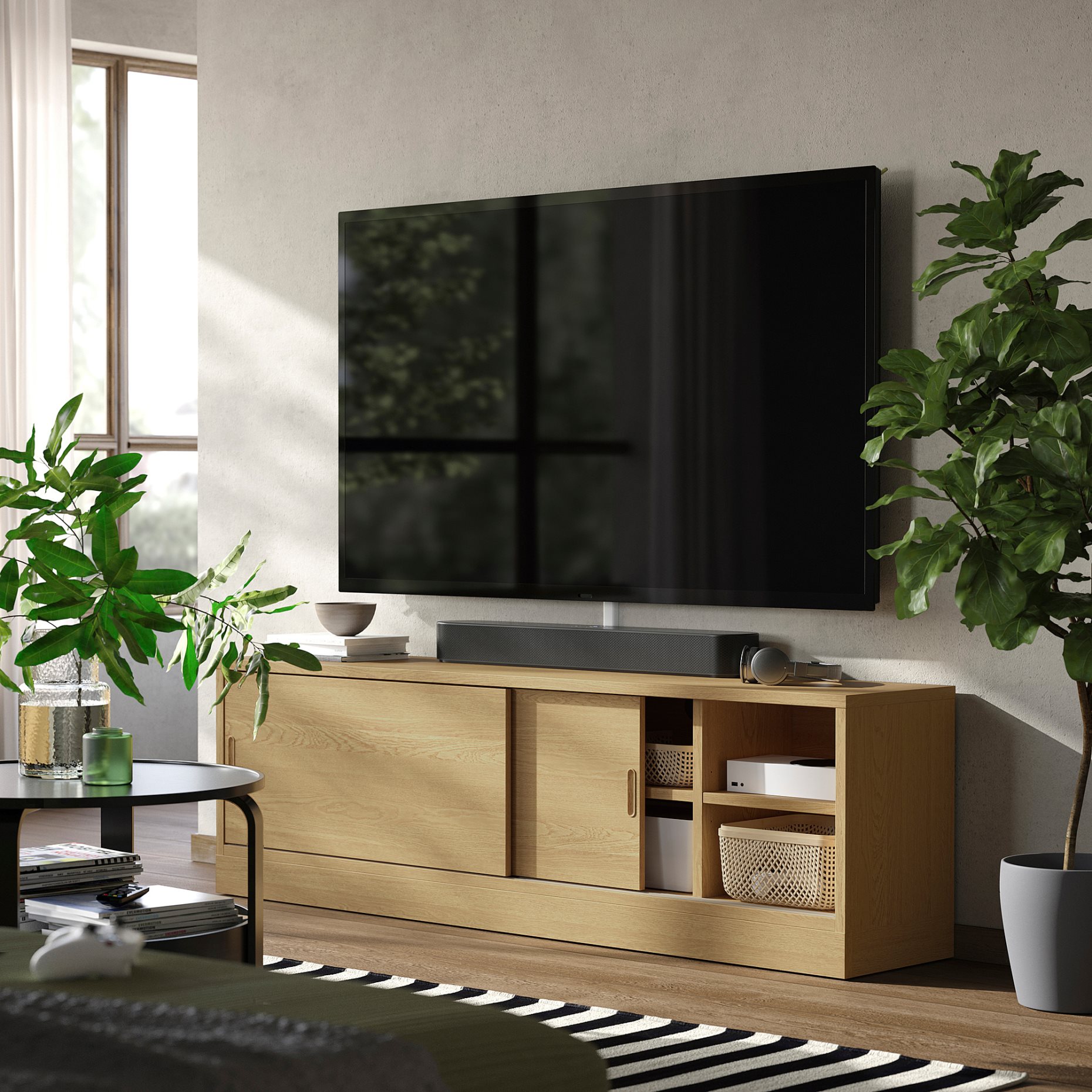 TONSTAD, TV bench, 178x37x55 cm, 004.893.02