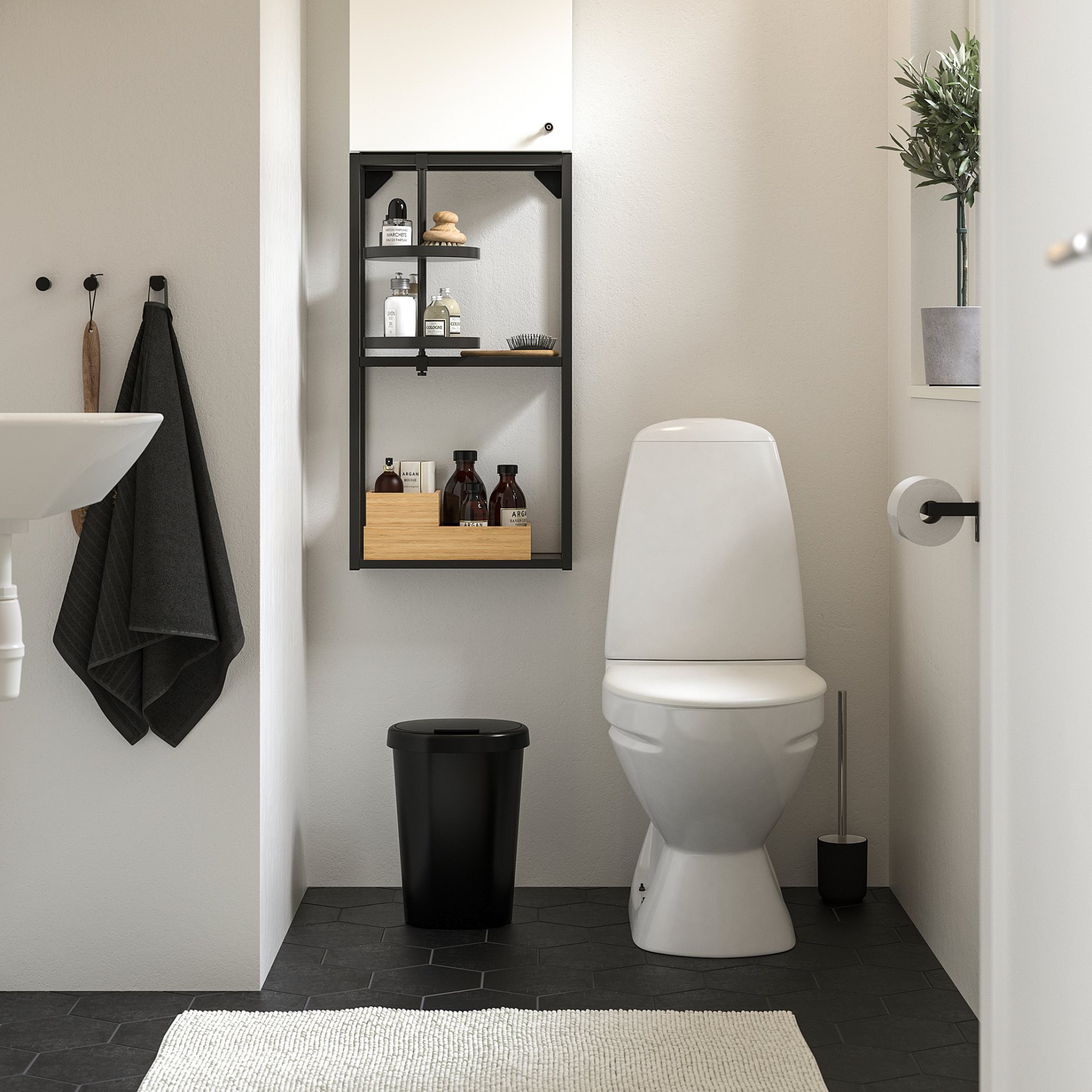 HÖLASS, bin with lid, 8 l, 005.205.00