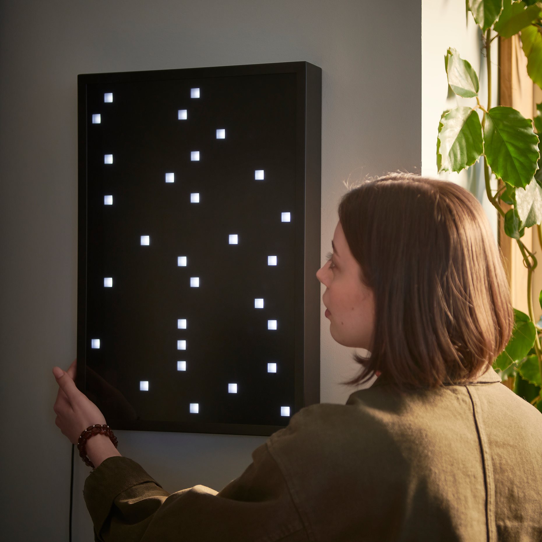 OBEGRANSAD, wall lamp with built-in LED light source, 005.262.48