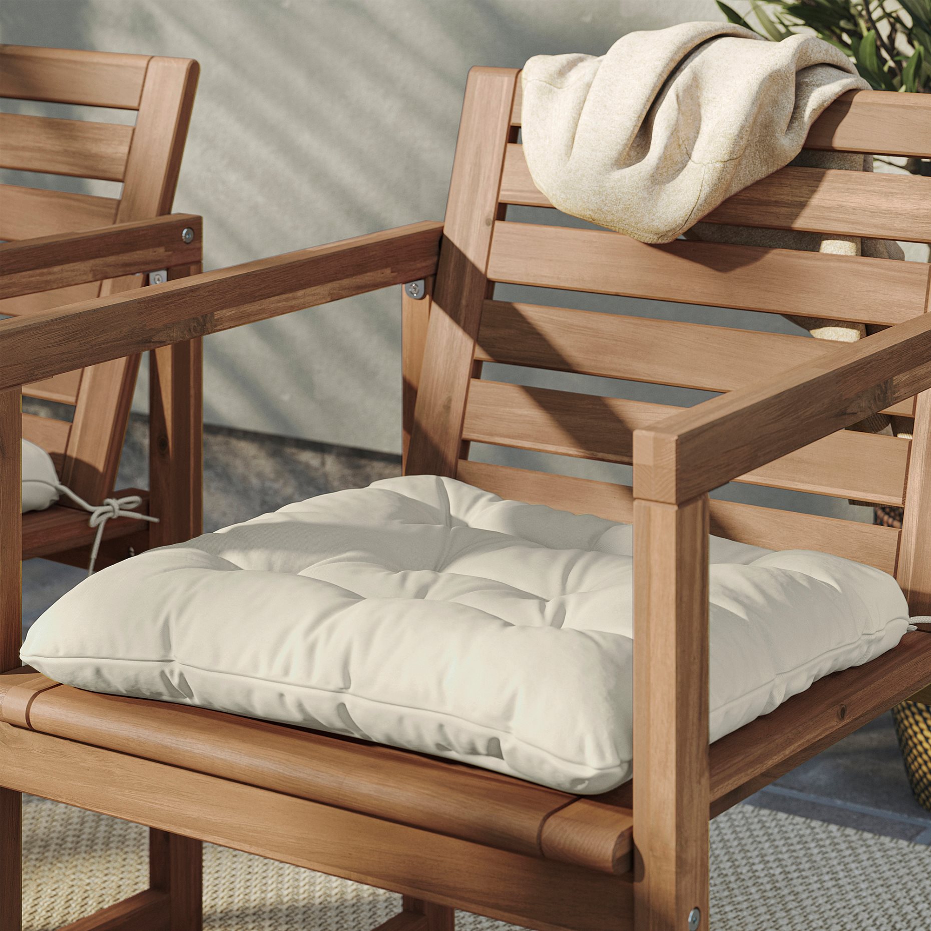 KUDDARNA, chair cushion outdoor, 50x50 cm, 005.472.36