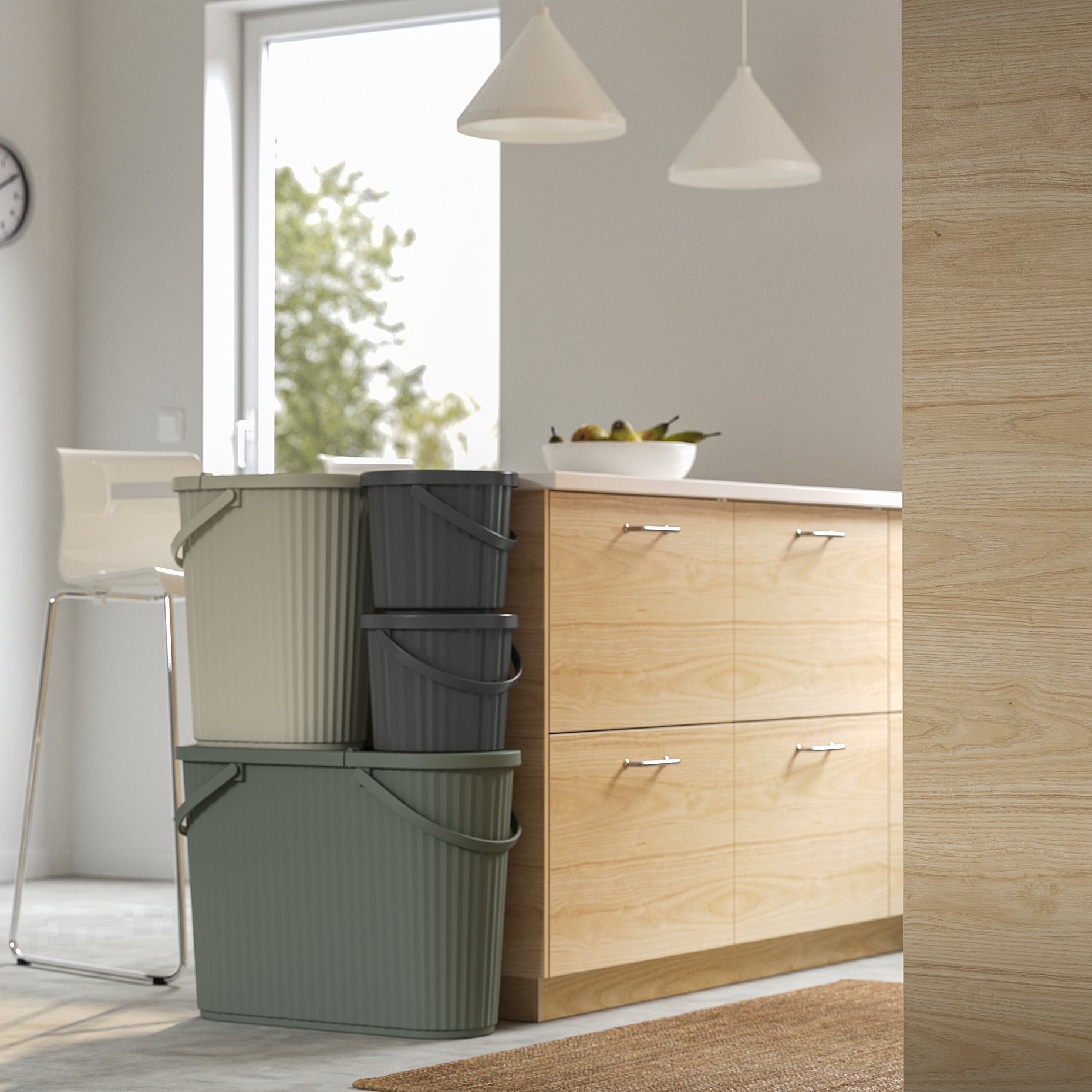 DAMMANG, bin with lid, 48 l, 005.599.79