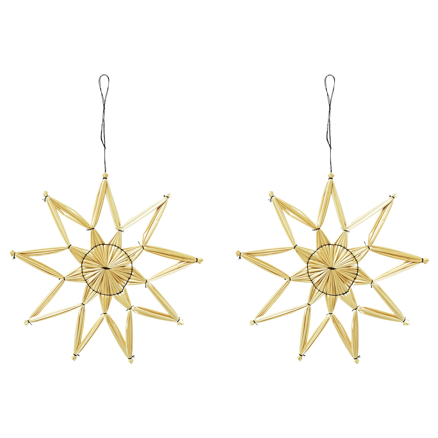 VINTERFINT, hanging decoration/handmade star/2 piece, 005.623.35