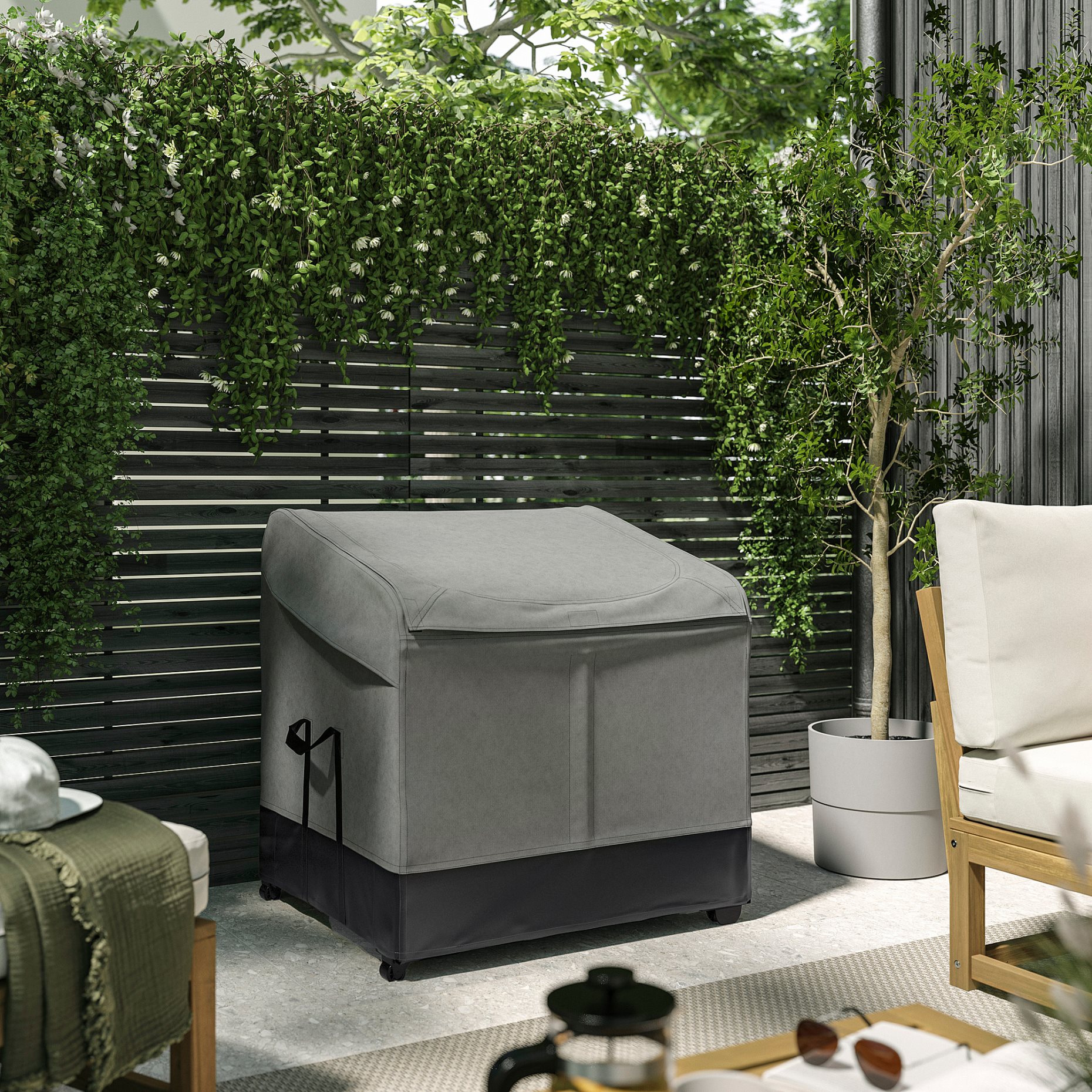 VATTERSO, storage box/outdoor, 78x72x79 cm, 005.629.05