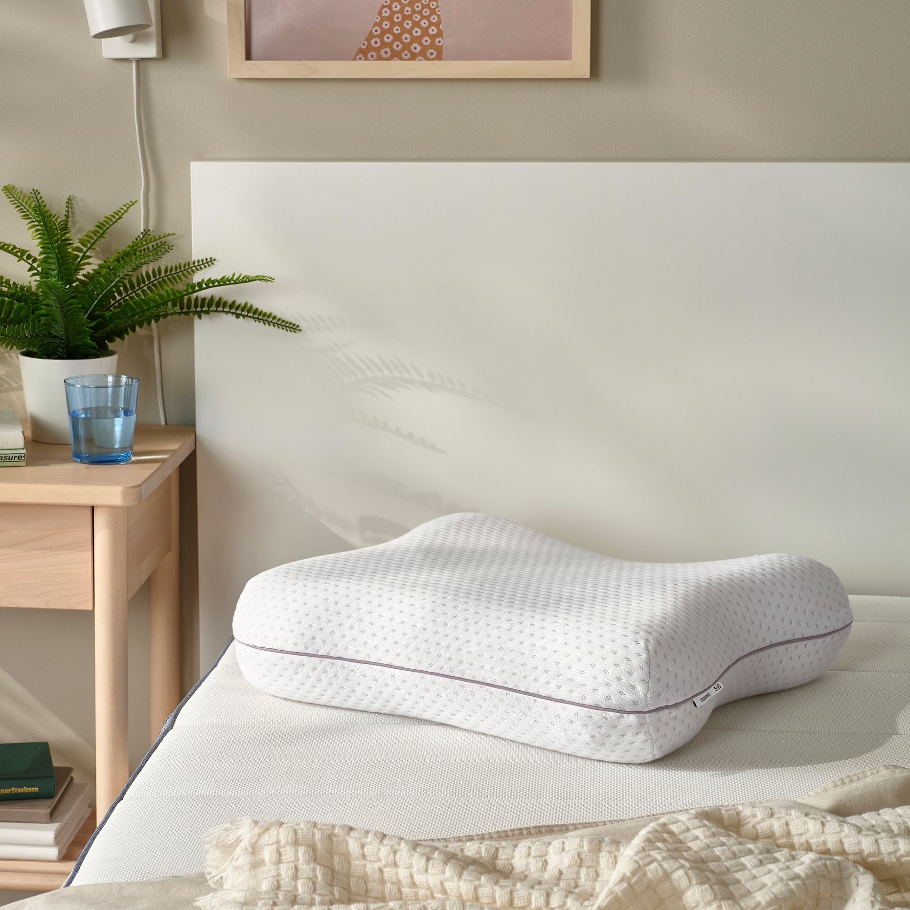 ISRANUNKEL, ergonomic pillow/multi position, 41x51 cm, 005.767.33