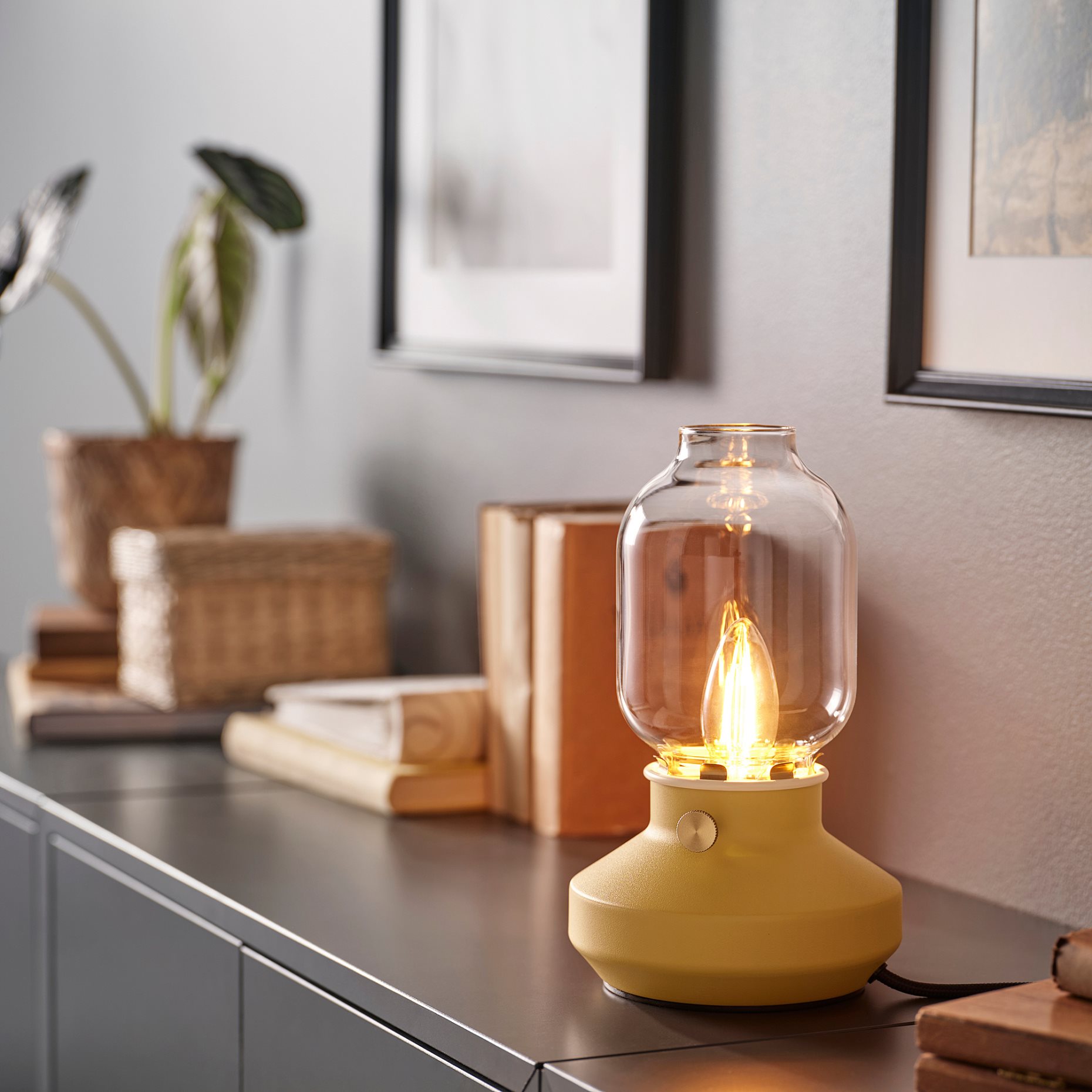 TÄRNABY, table lamp/dimmable, 25 cm, 005.776.95