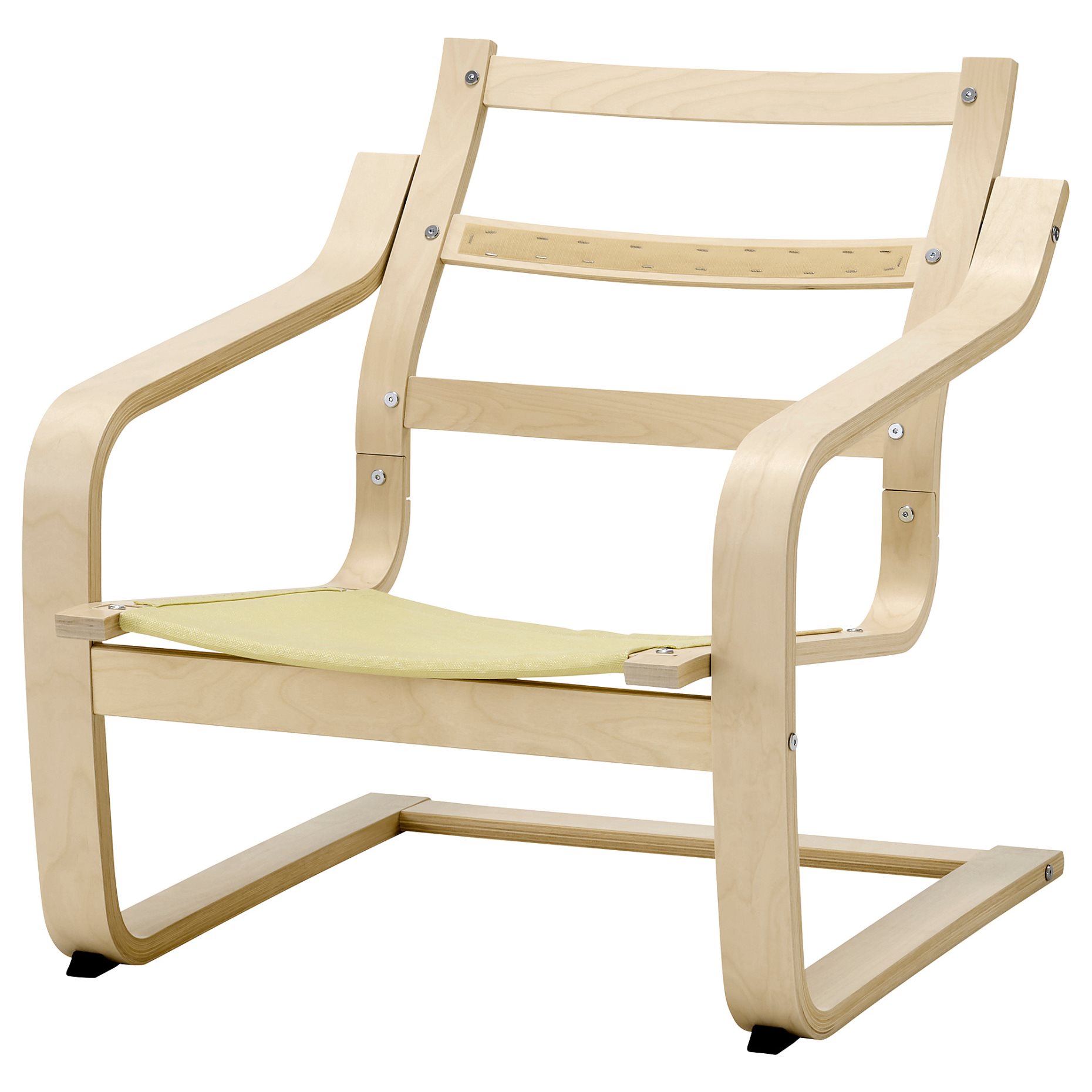 POÄNG, armchair frame with low back, 005.821.97