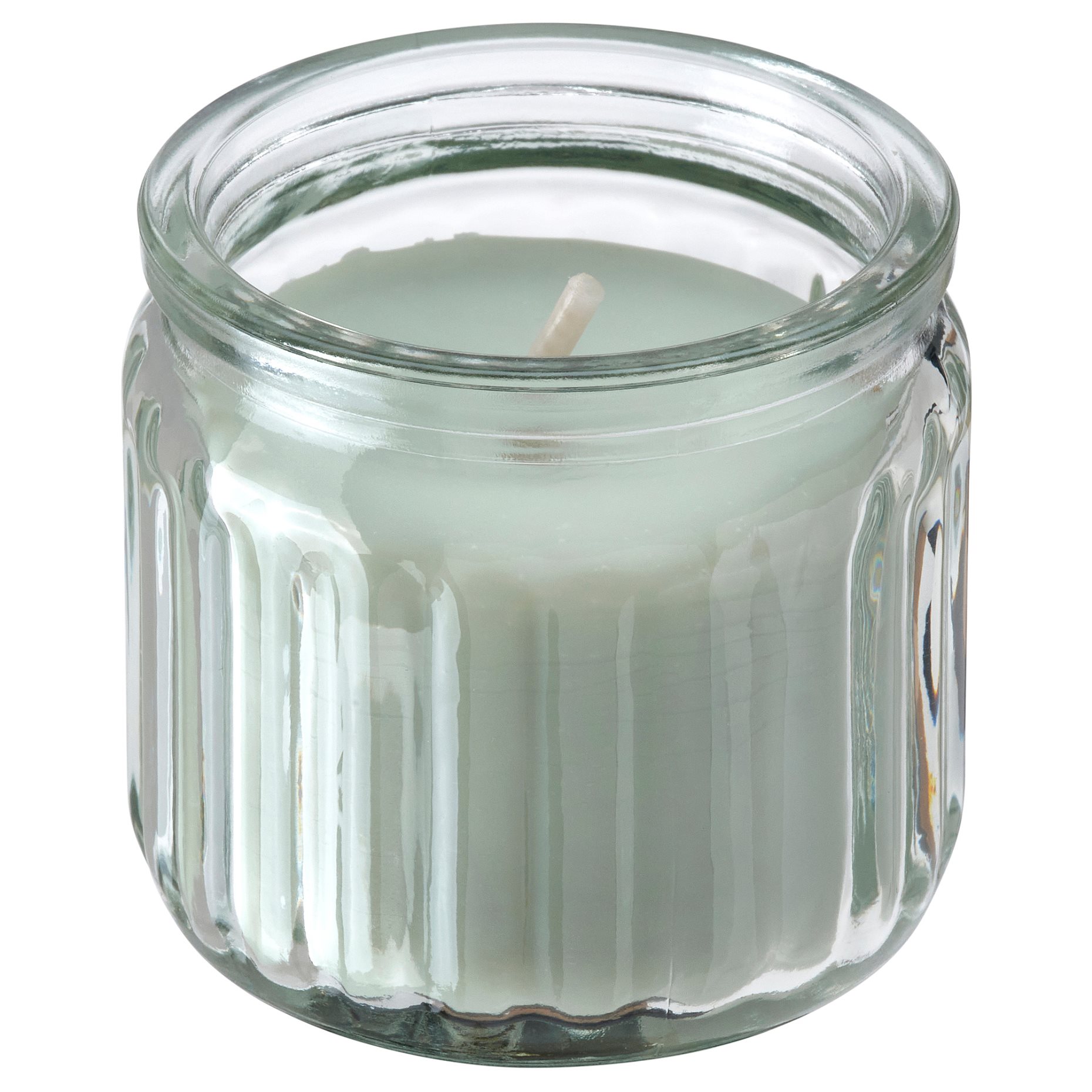 HÖKGÖK, scented candle in glass/apple, 12 hr, 006.087.34