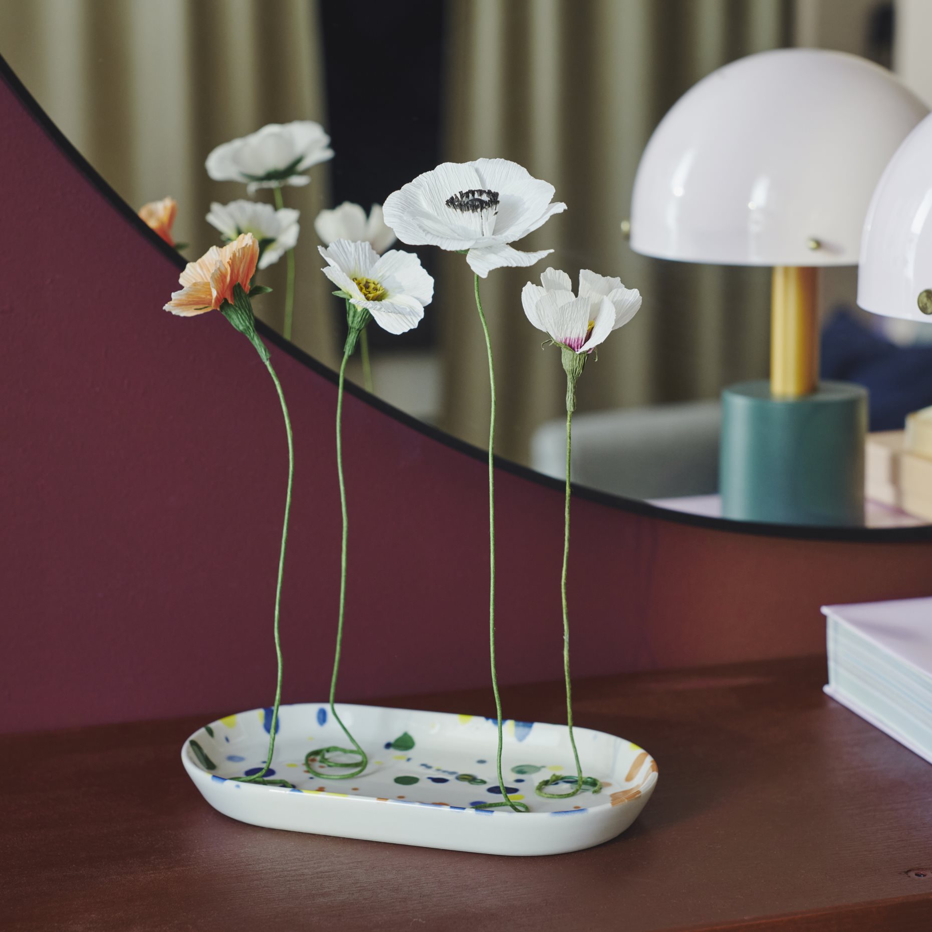 GULDSPETT, artificial flower/cosmos, 35 cm, 006.149.47