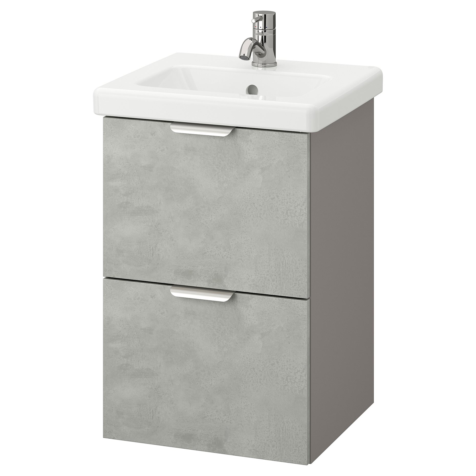 ENHET/TVALLEN, wash-stand with 2 drawers, 093.364.80