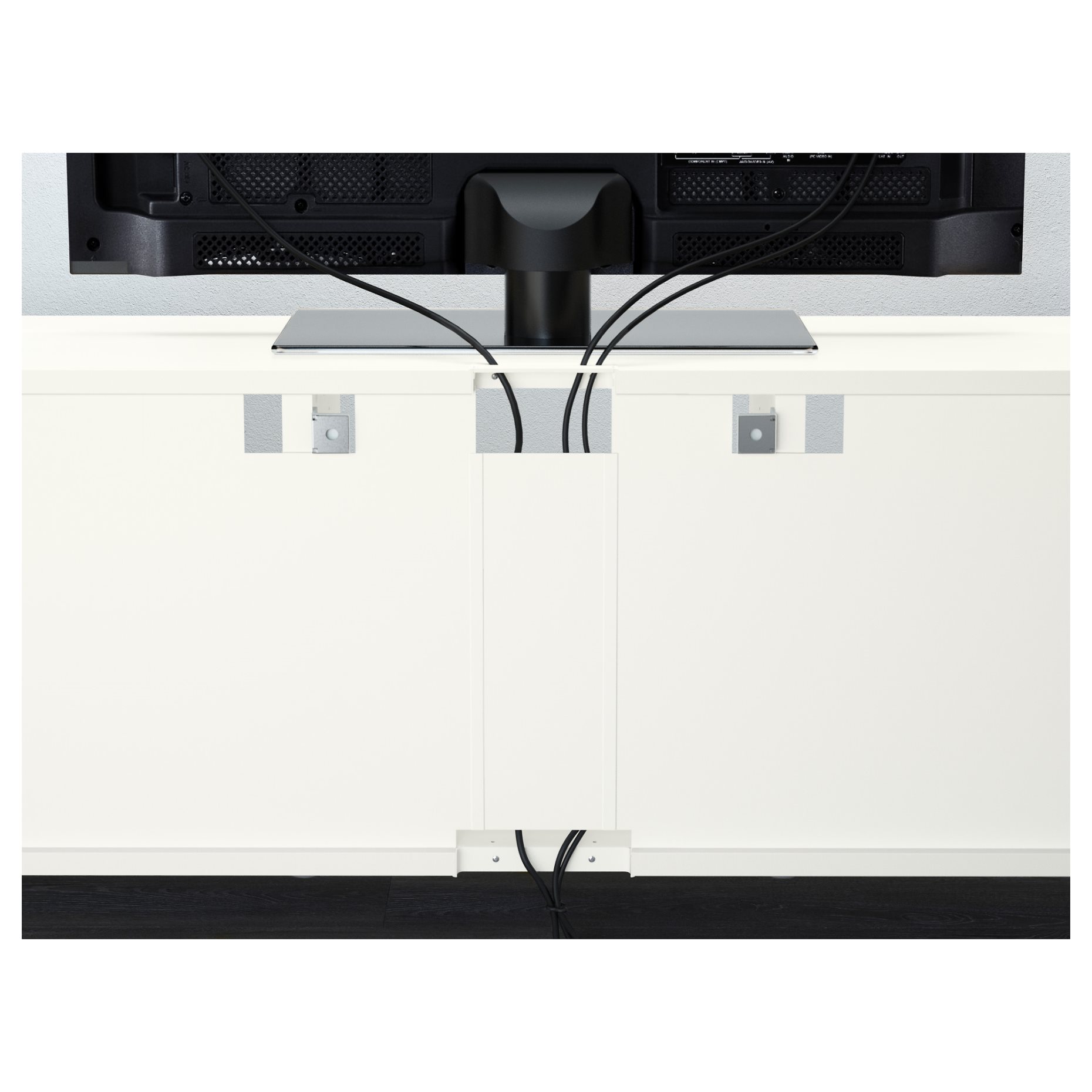 BESTÅ, TV storage combination/glass doors/drawers soft closing, 180x42x192 cm, 094.103.71