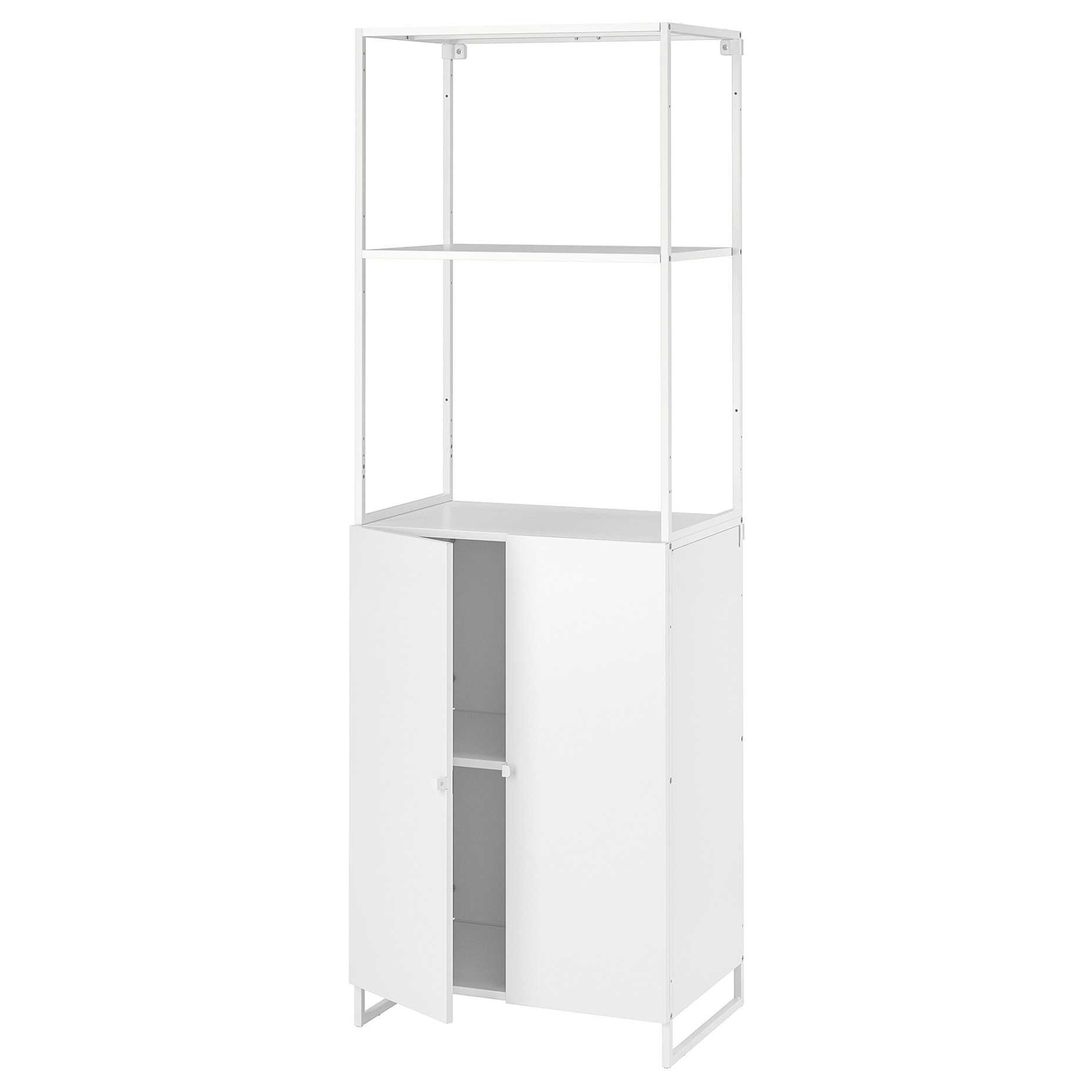 JOSTEIN, shelving unit with doors/in/outdoor, 61x44x180 cm, 094.372.38