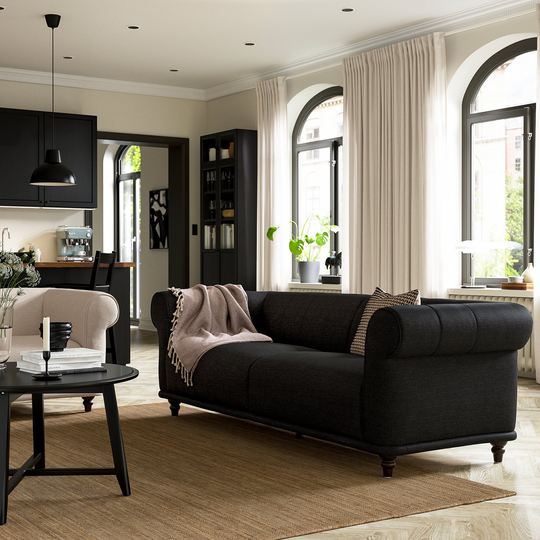 VISKAFORS, 3-seat sofa, 094.433.62