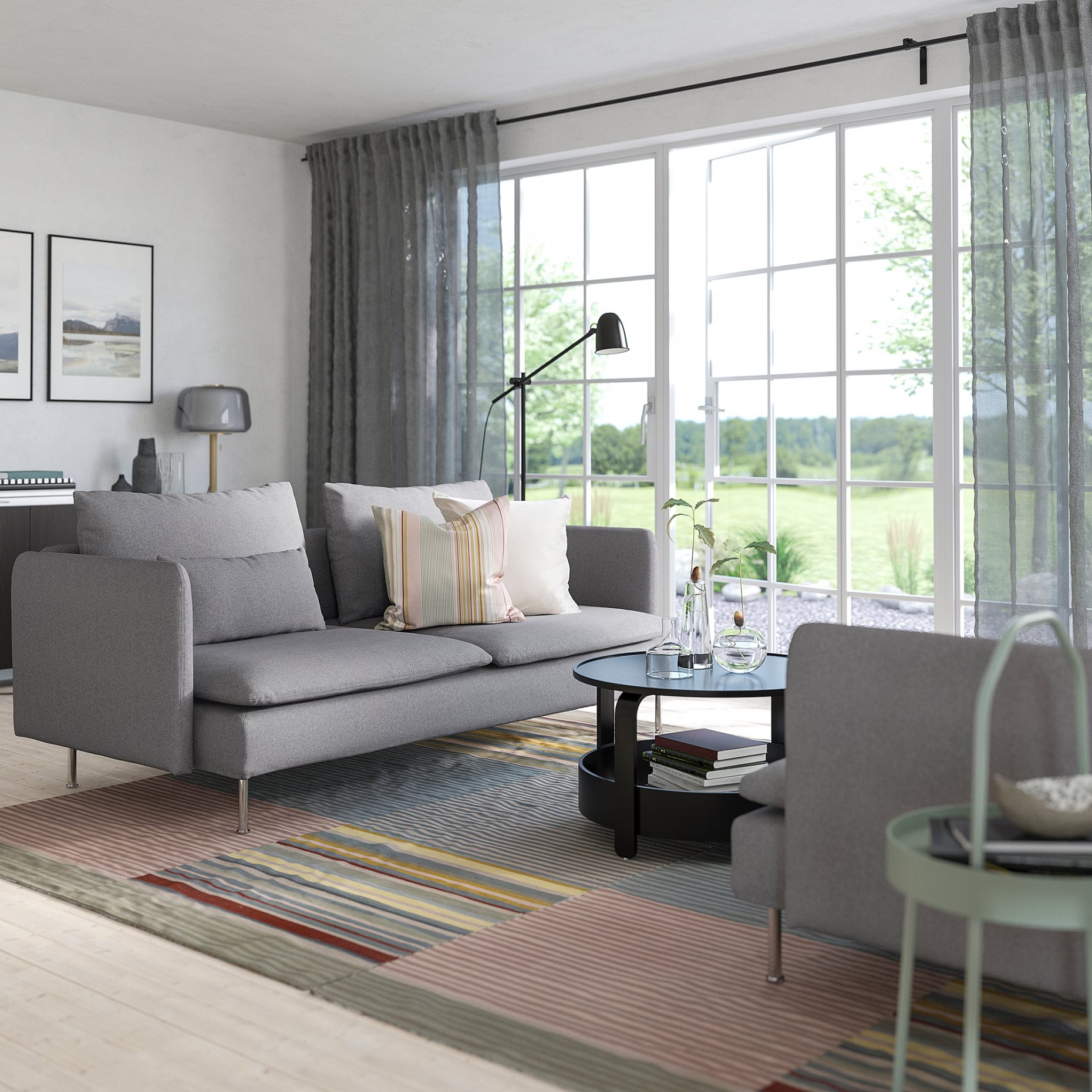 SÖDERHAMN, 3-seat sofa, 094.521.01