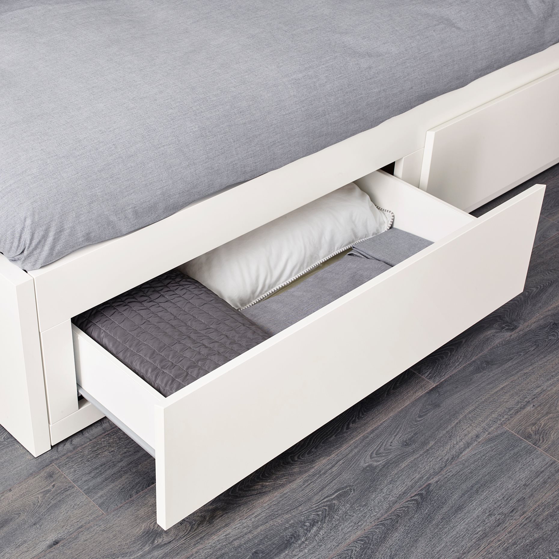 FLEKKE, κρεβάτι επισκέπτη day bed 2 συρτάρια/2 στρώματα, 80x200 cm, 094.959.35