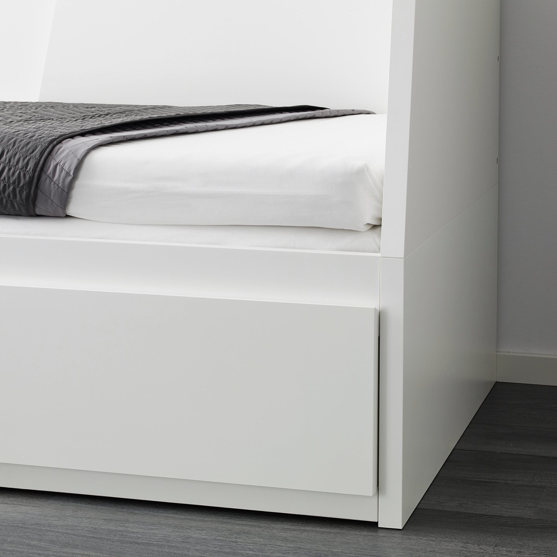 FLEKKE, κρεβάτι επισκέπτη day bed 2 συρτάρια/2 στρώματα, 80x200 cm, 094.959.35