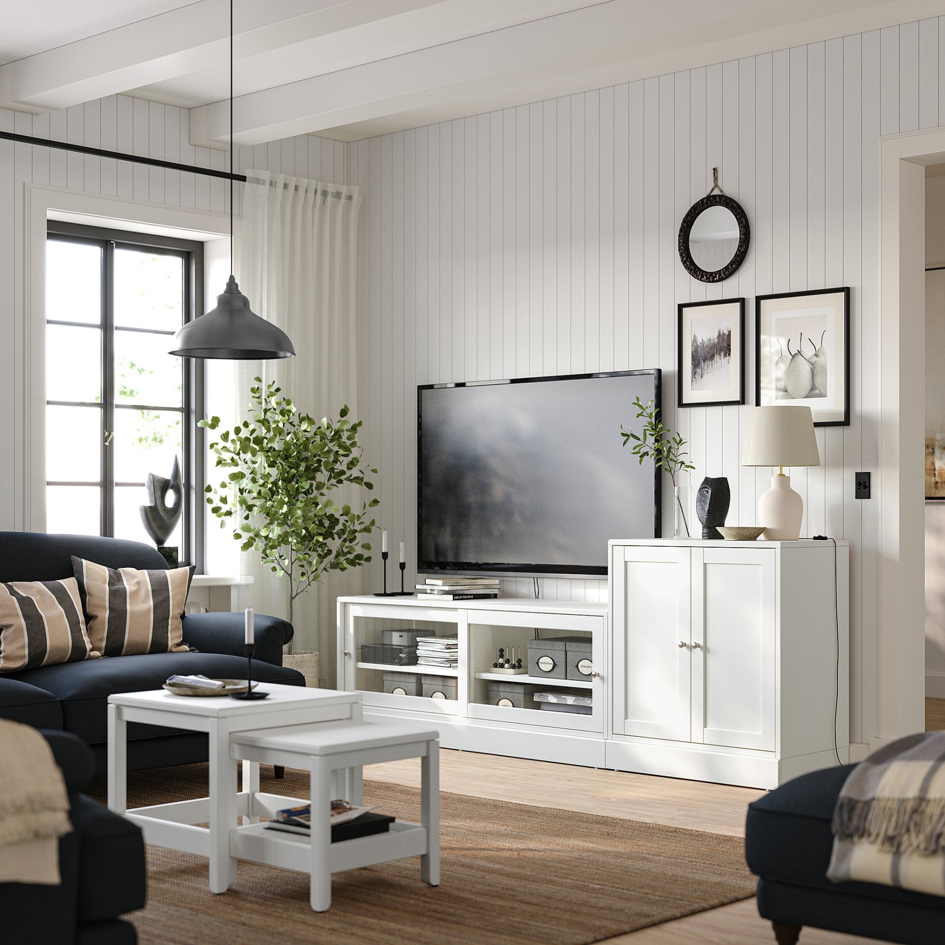 HAVSTA, TV storage combination, 241x47x89 cm, 095.347.72