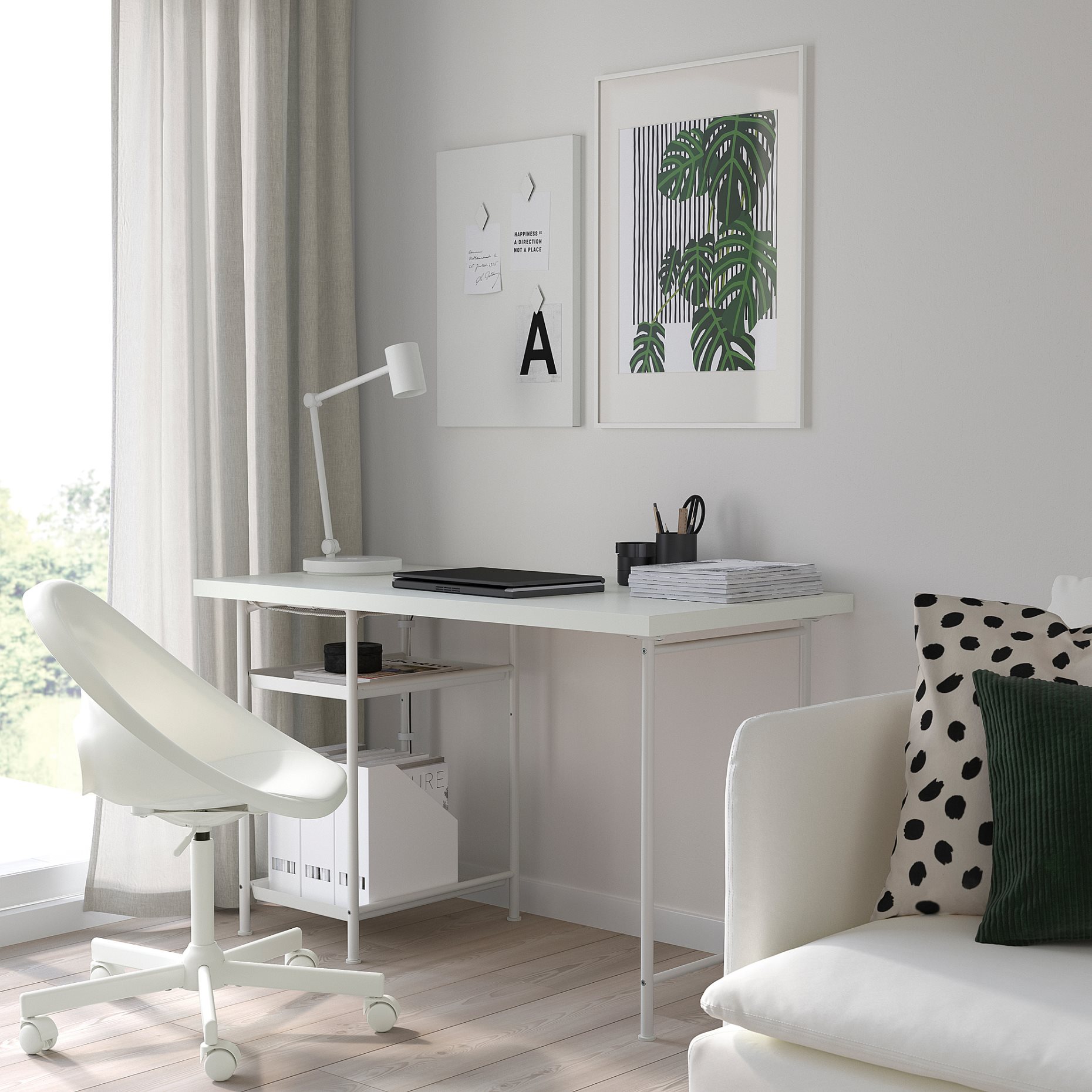 LAGKAPTEN/SPAND, γραφείο, 120x60 cm, 095.636.08