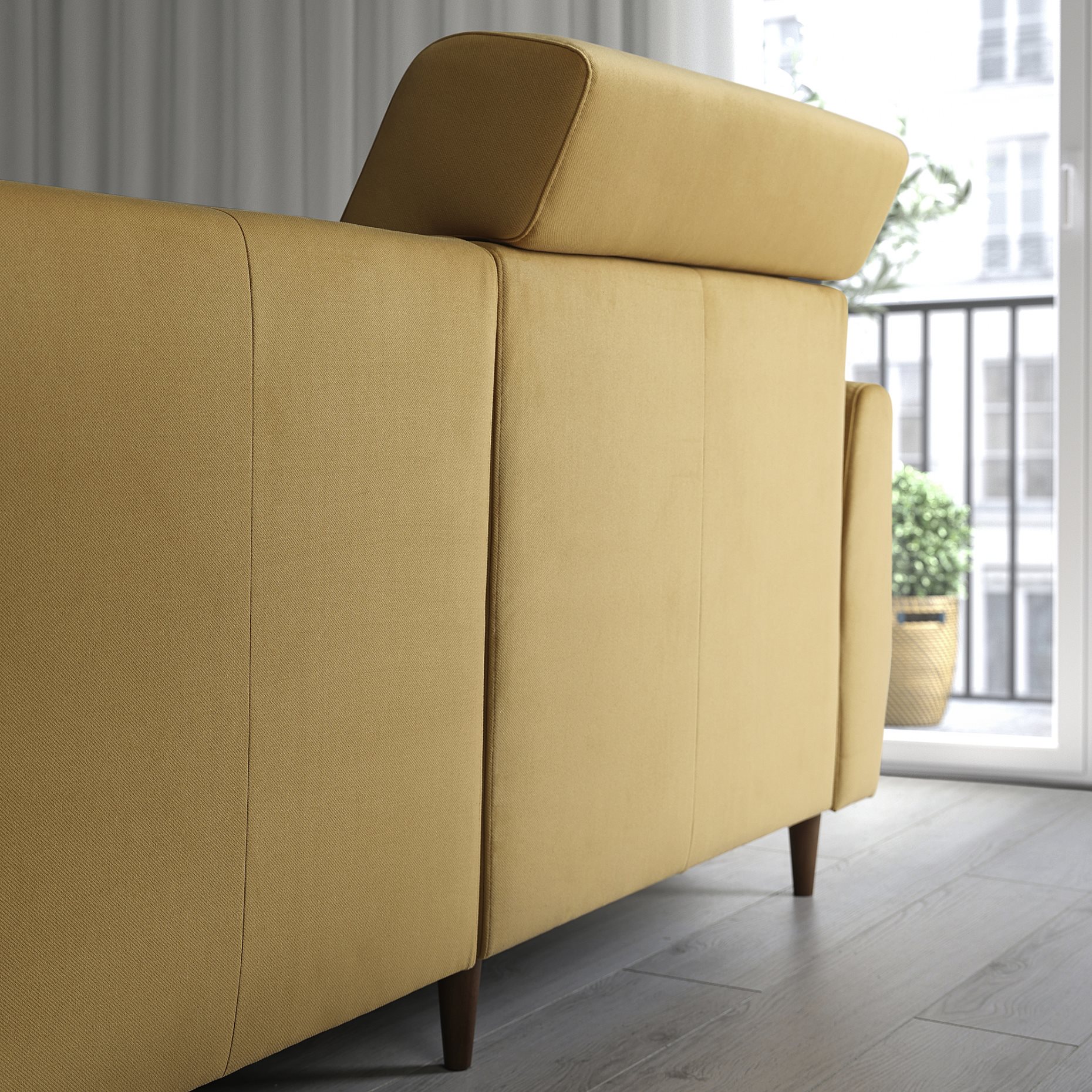 SLATORP, 4-seat sofa with chaise longue, 095.776.10