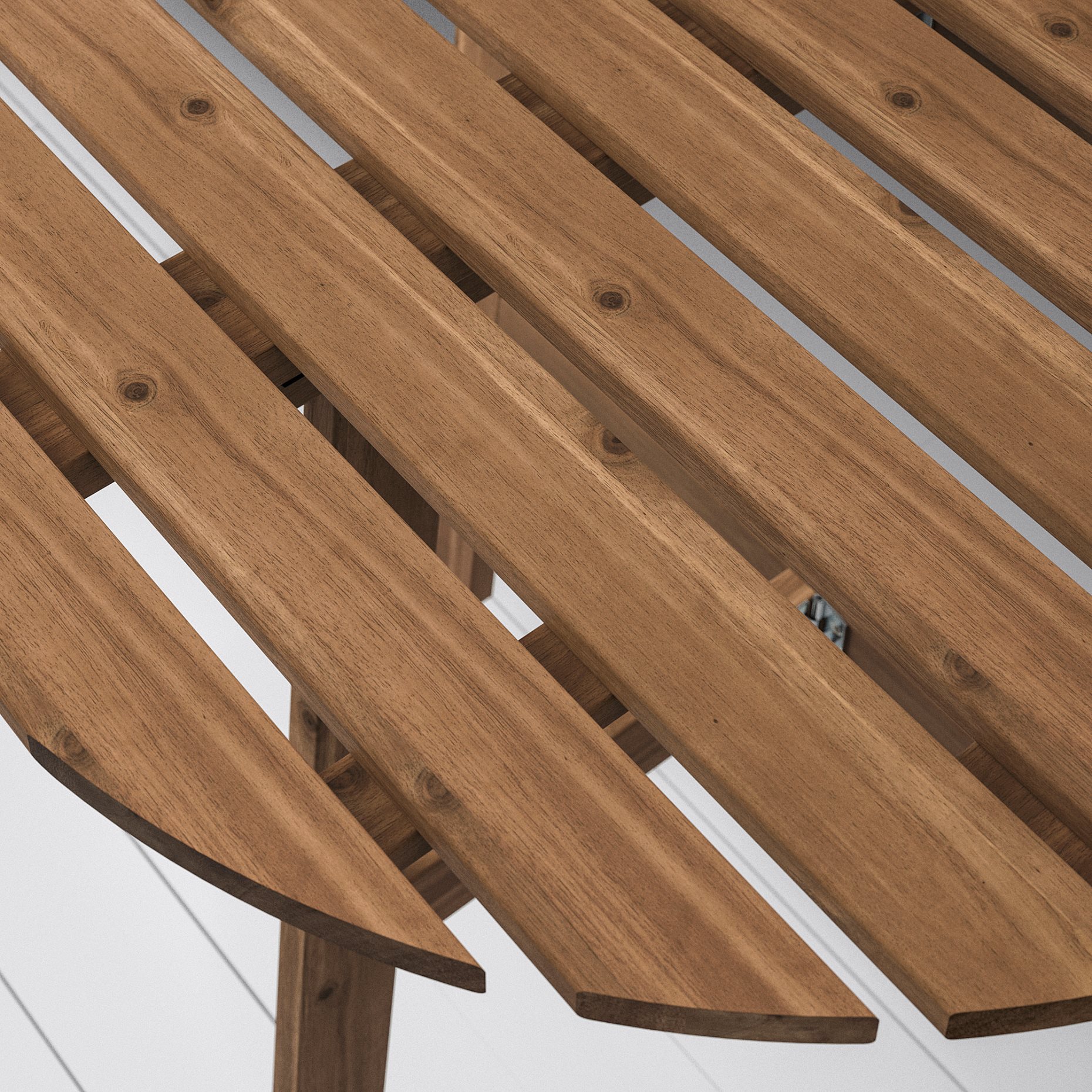 ASKHOLMEN, table for wall and 1 chrair/foldable/outdoor, 70x44 cm, 095.782.47