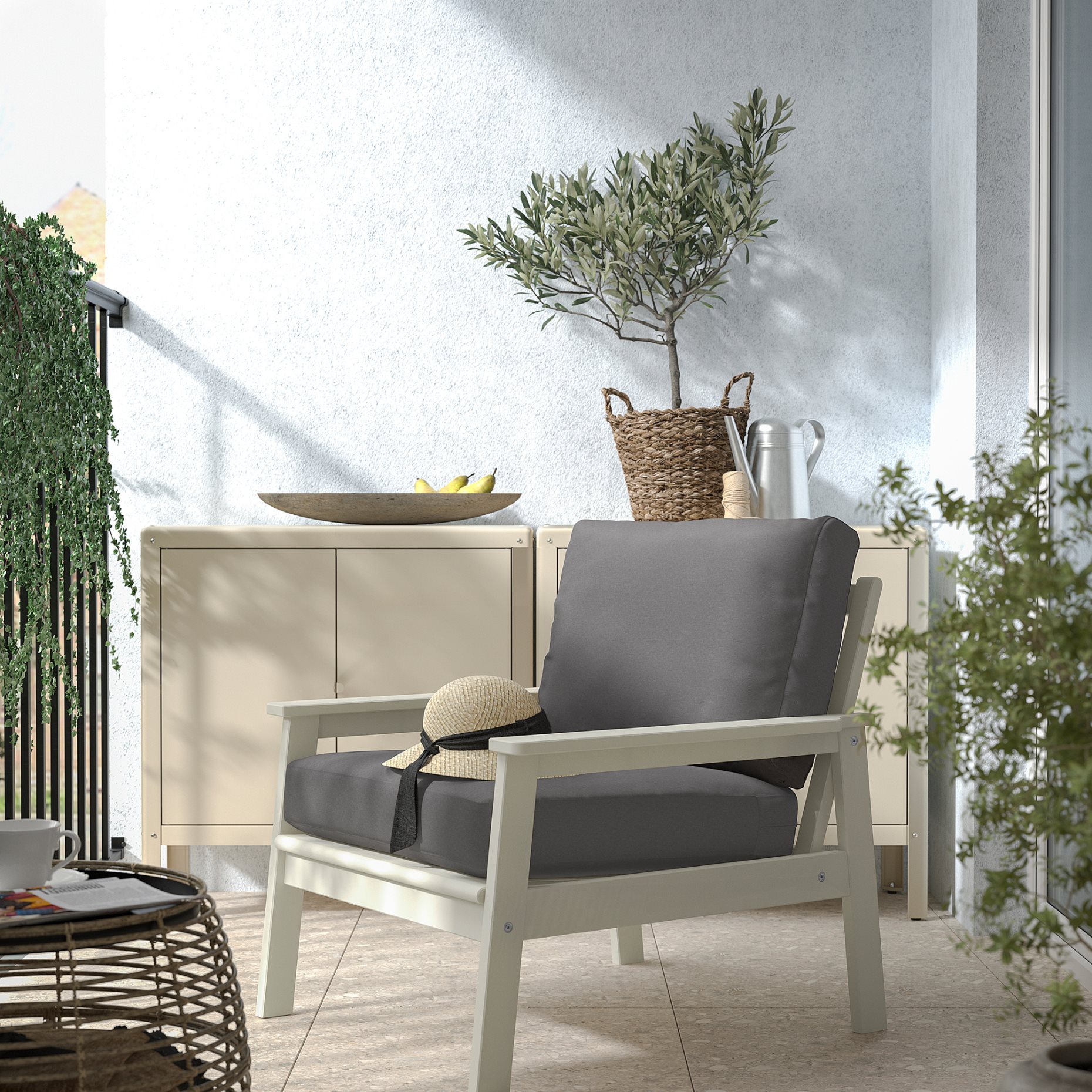 BONDHOLMEN, armchair, outdoor, 095.783.08