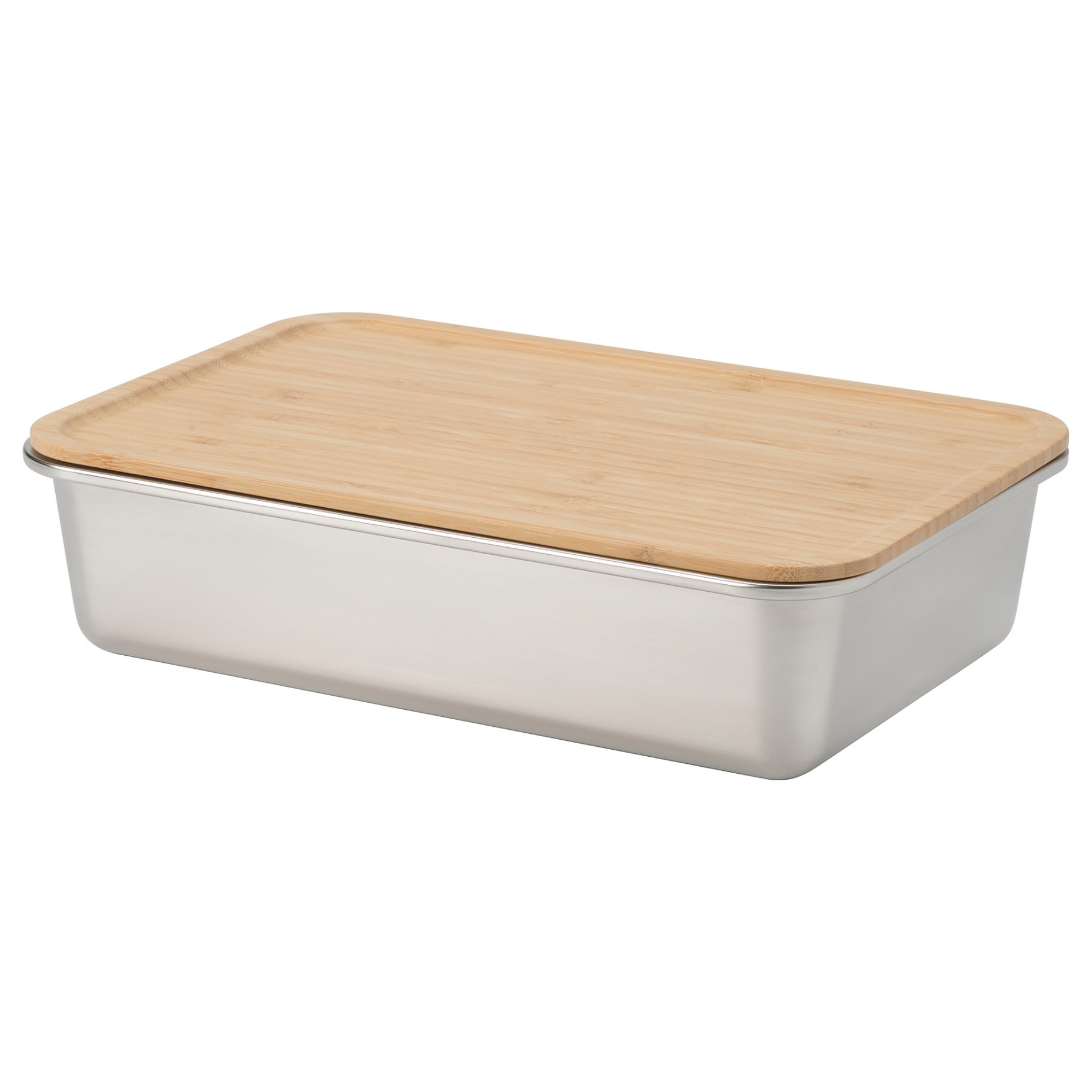 IKEA 365+, μεγάλο ορθογώνιο δοχείο τροφίμων με καπάκι, 3 l, 095.805.23