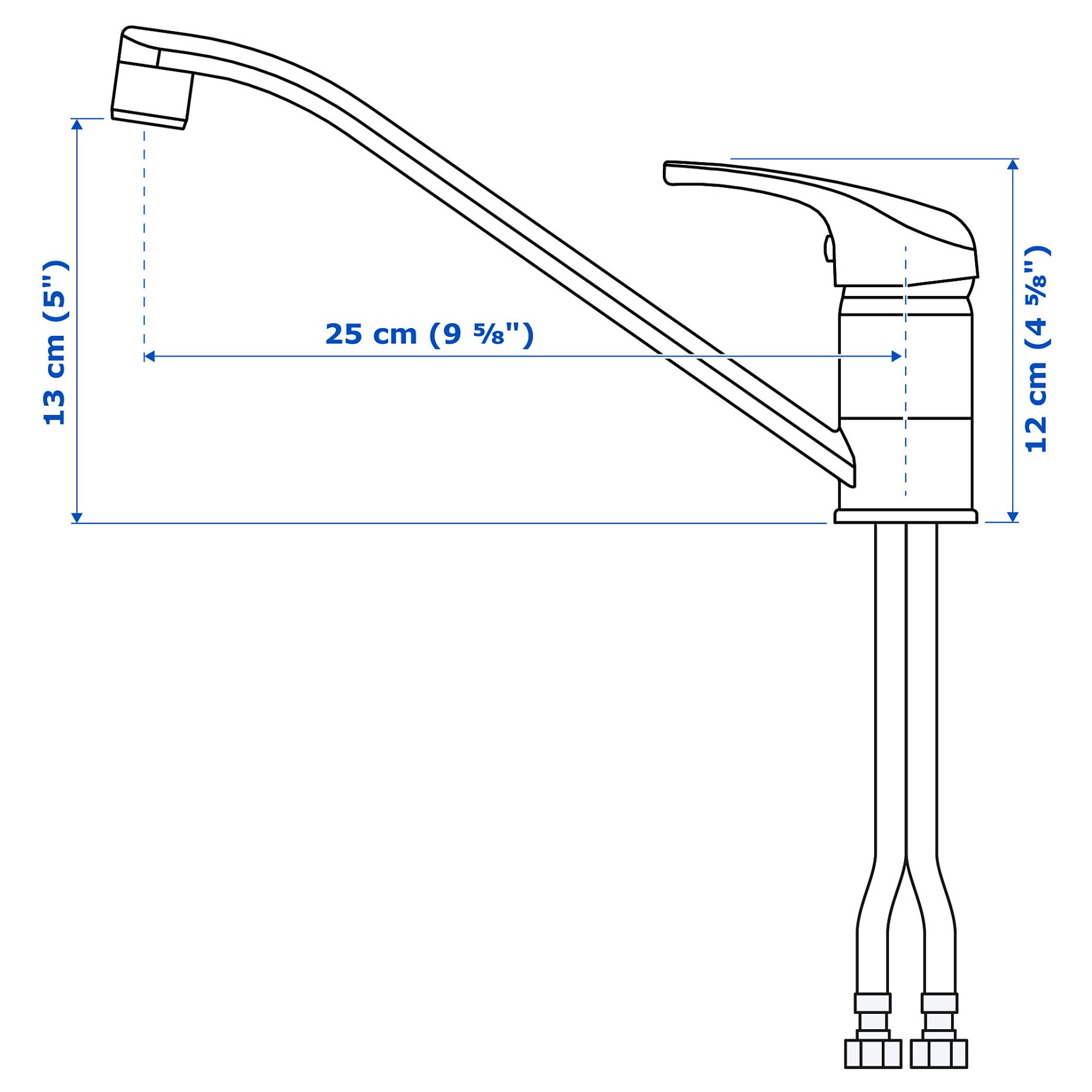 LAGAN, single-lever kitchen mixer tap, 100.850.27
