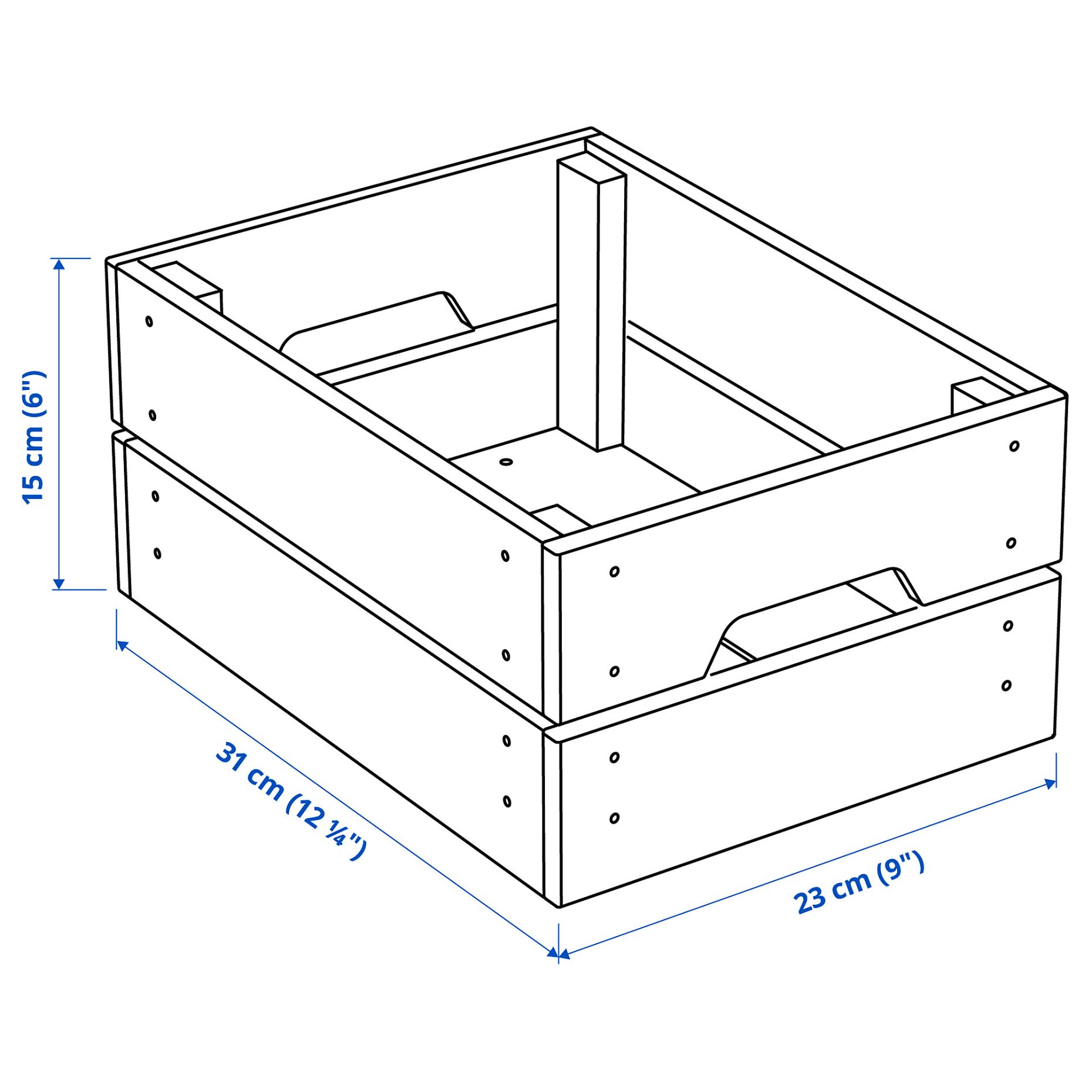 KNAGGLIG, κουτί, πεύκο, 102.923.57
