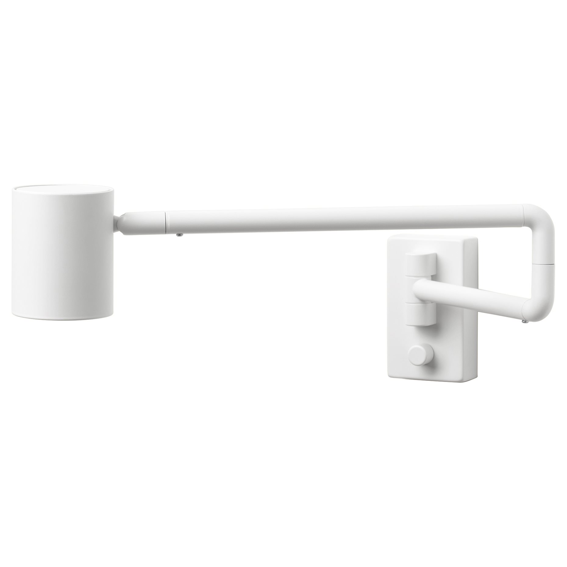 NYMÅNE, wall lamp with swing arm, wired-in, 103.569.62
