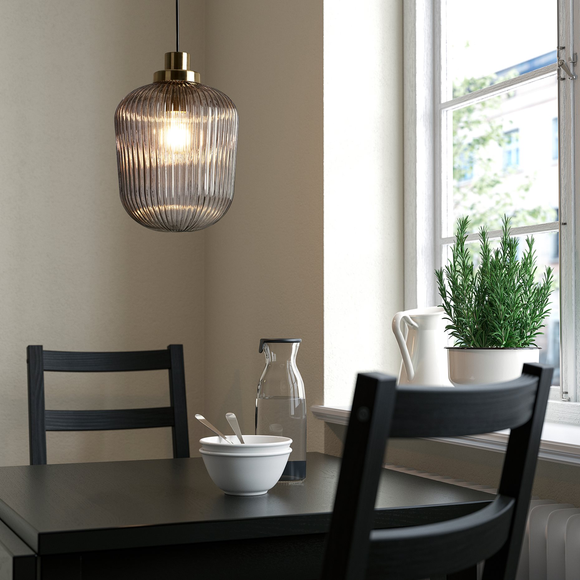 SOLKLINT, pendant lamp, 22 cm, 104.307.78