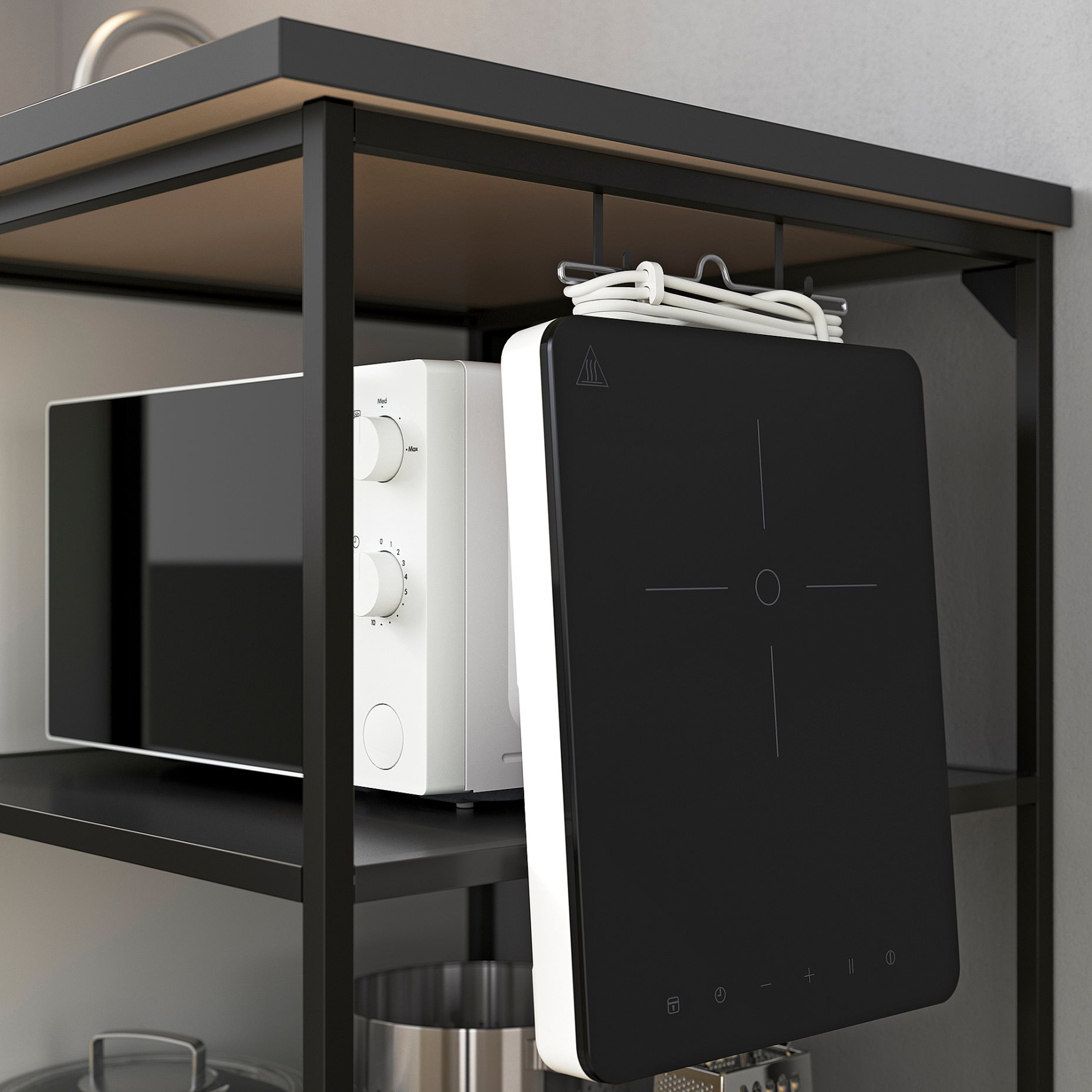 ENHET, base frame with shelves, 60x60x75 cm, 104.489.76