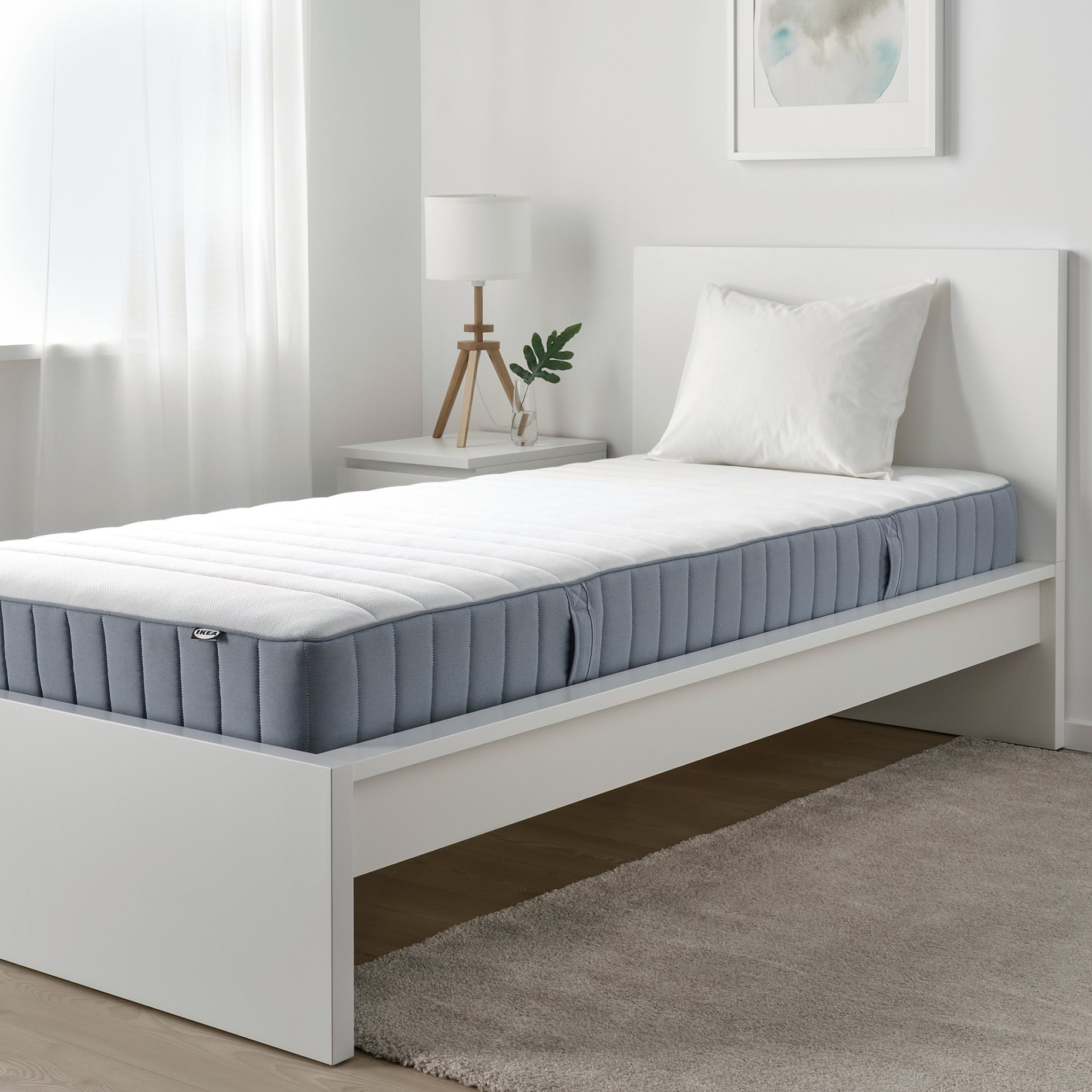 VALEVÅG, pocket sprung mattress/firm, 90x200 cm, 104.507.09