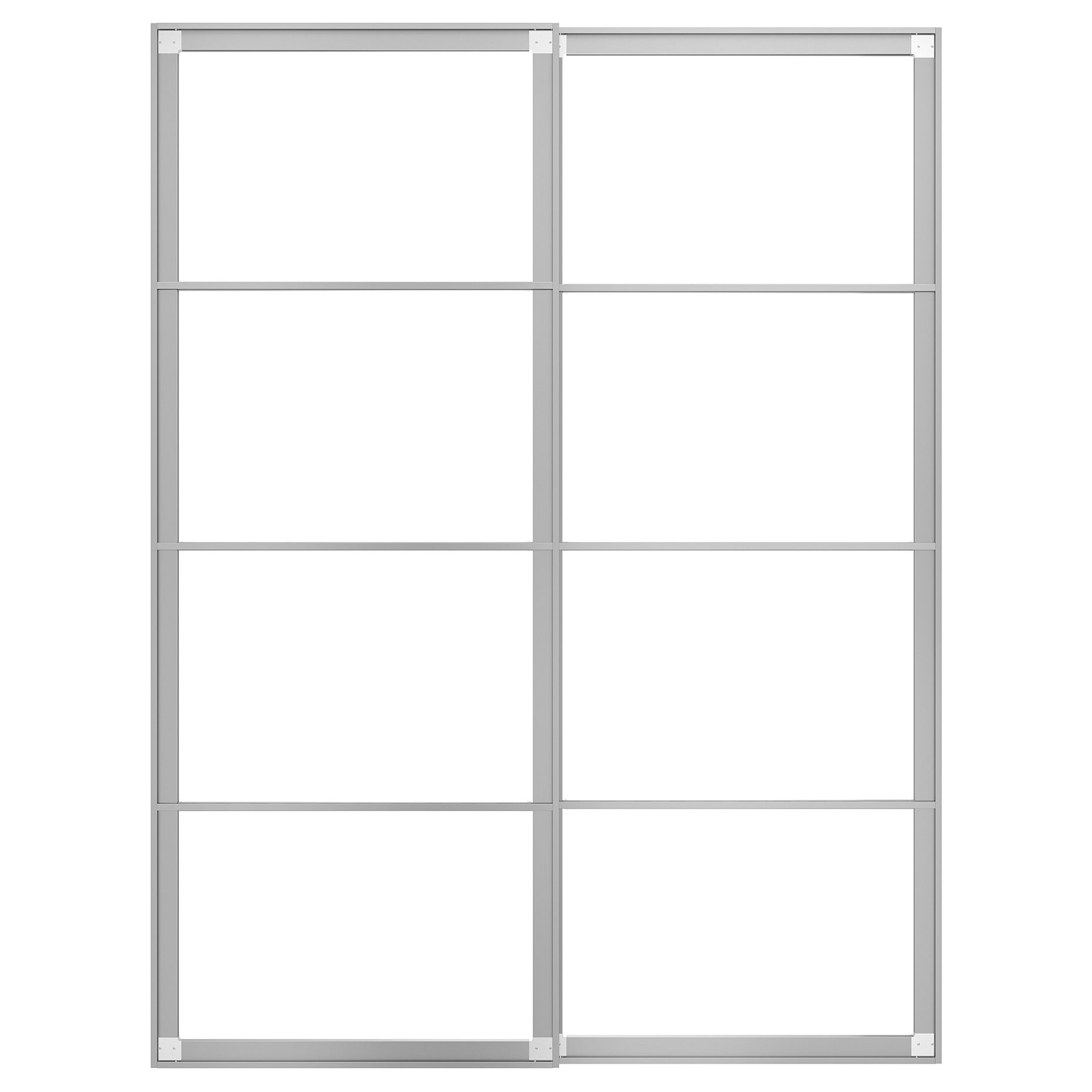 PAX, σκελετοί συρόμενων πορτών με ράγα, 150x201 cm, 104.581.83