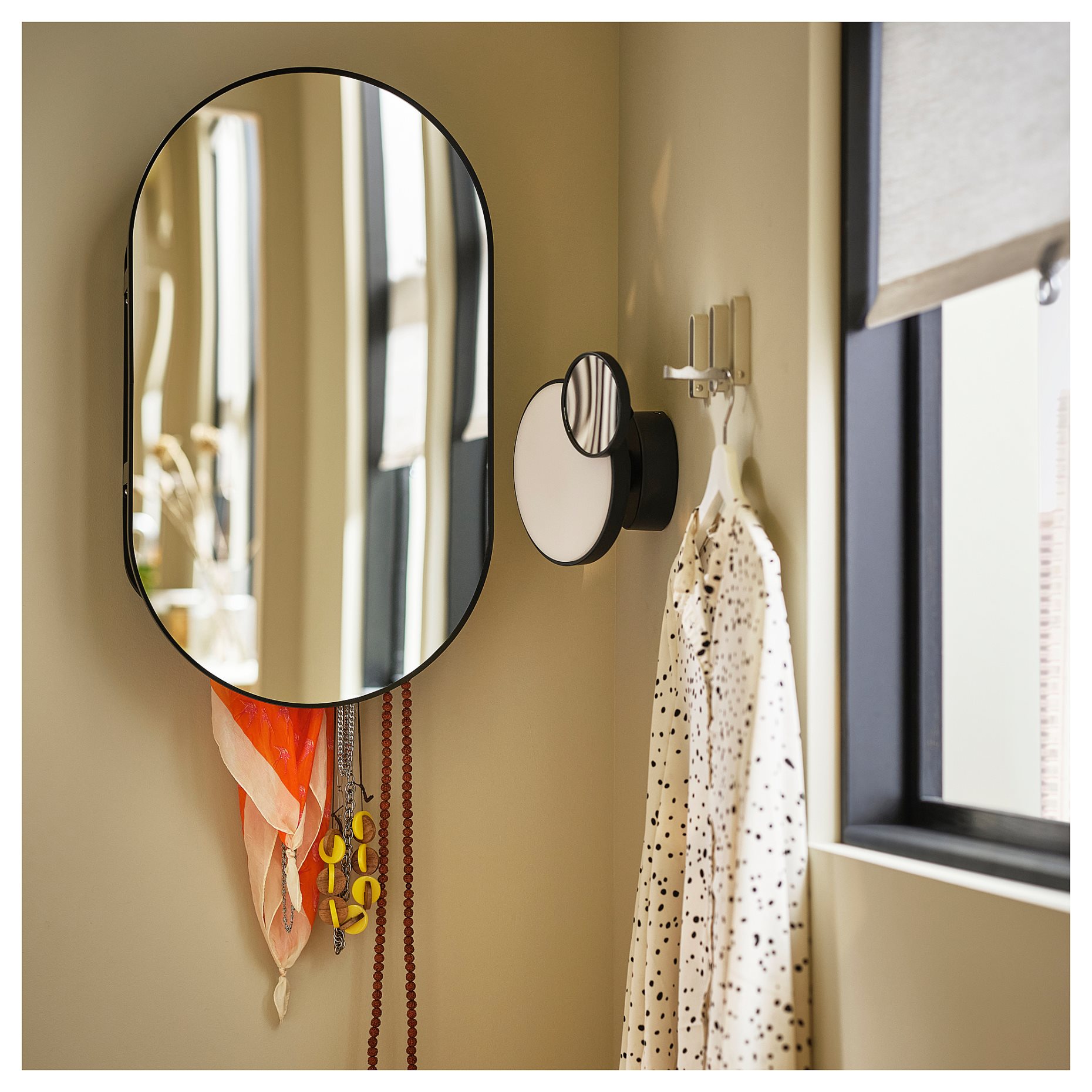 LINDBYN, mirror with storage, 40x70 cm, 104.586.11