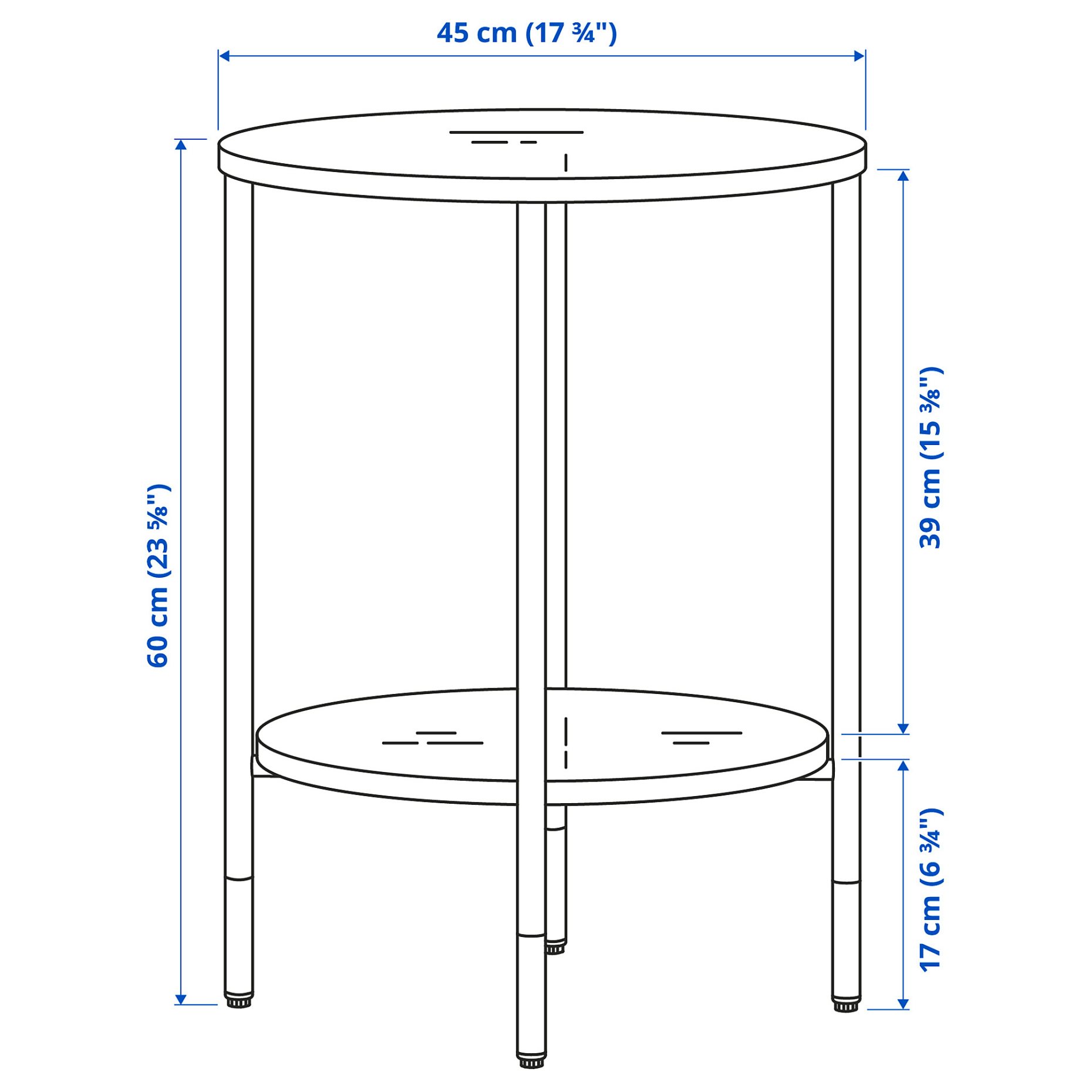 ÄSPERÖD, side table, 45 cm, 104.621.80
