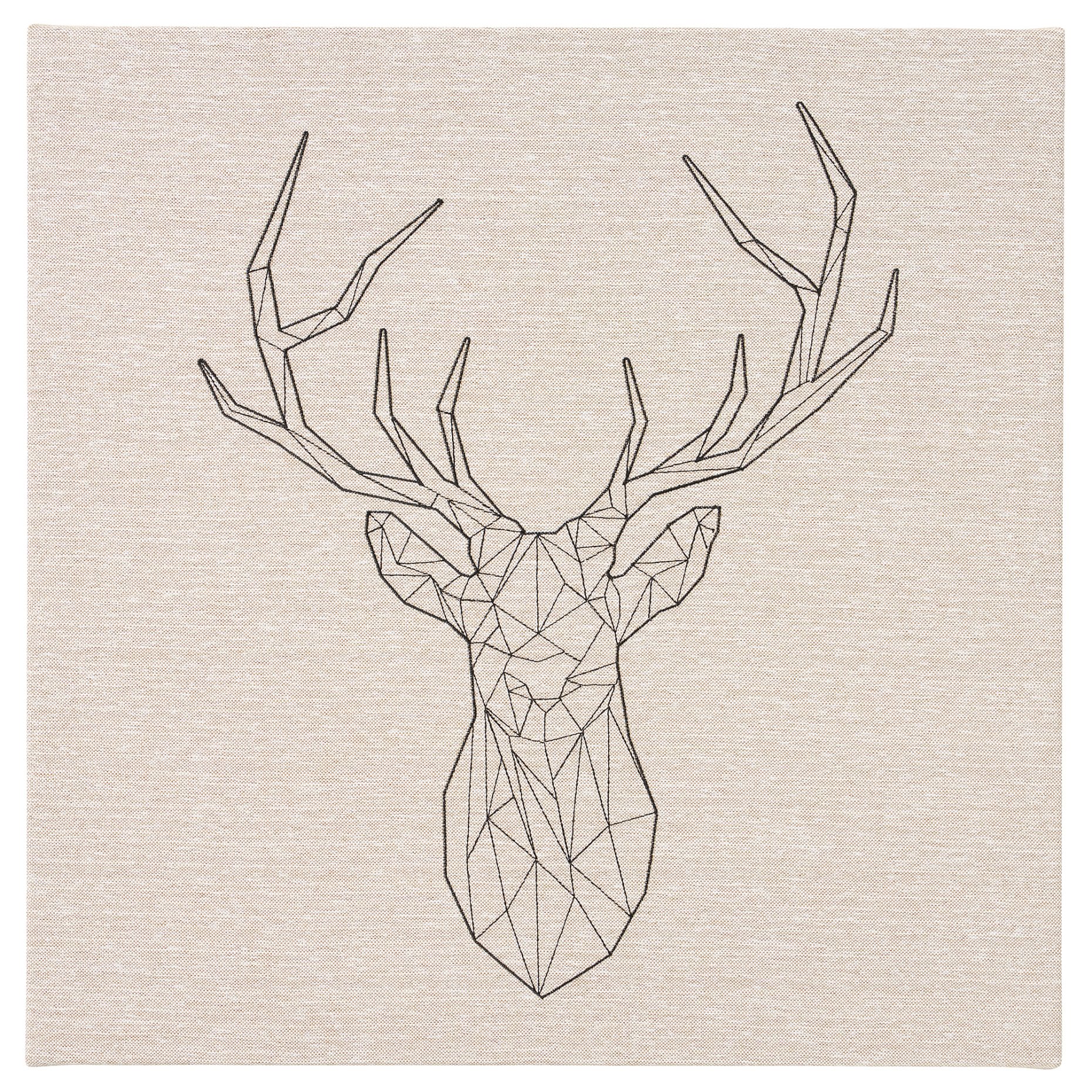 PJATTERYD, picture/ Black deer, 56x56 cm, 104.860.44