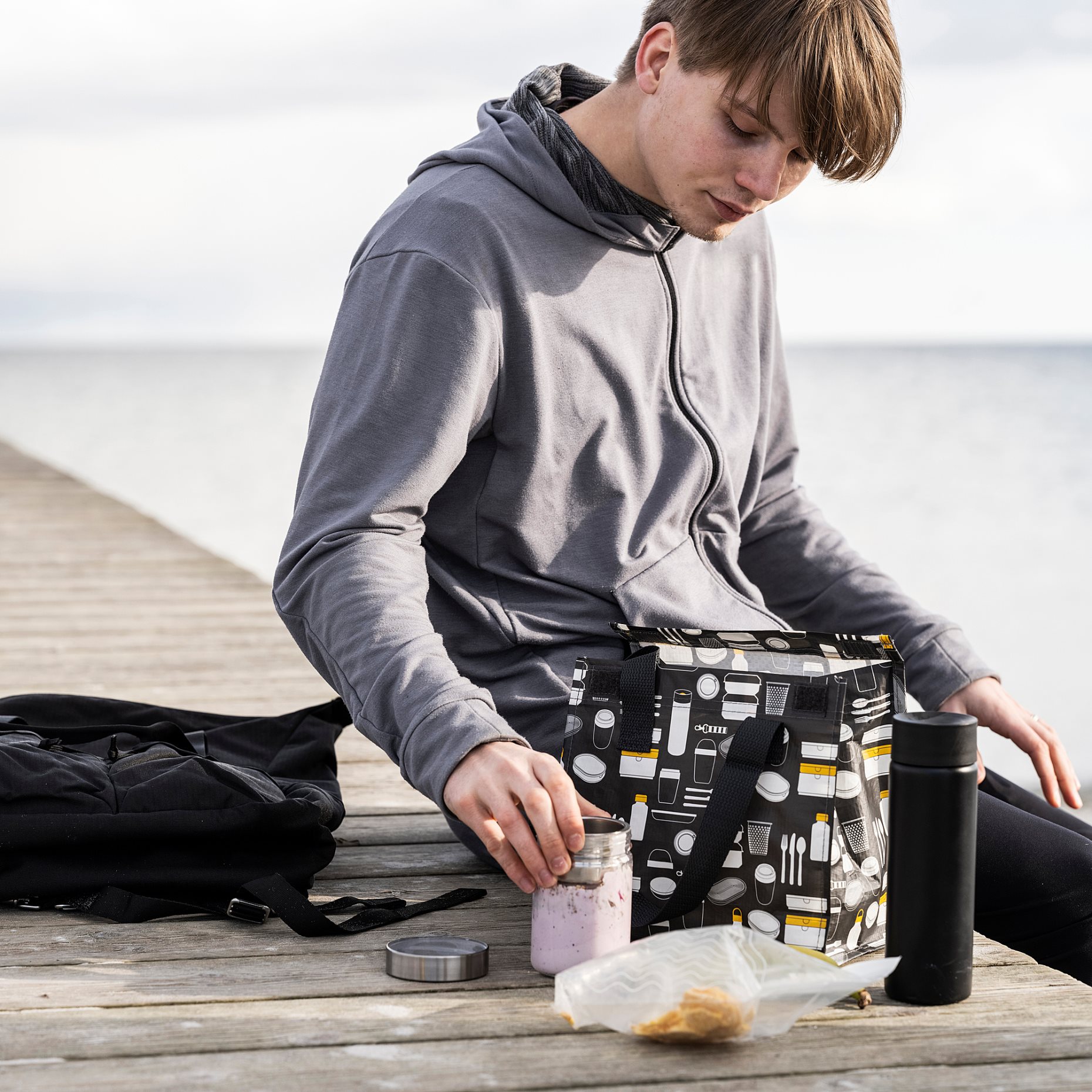 FLADDRIG, τσάντα φαγητού, 25x16x27 cm, 104.972.12