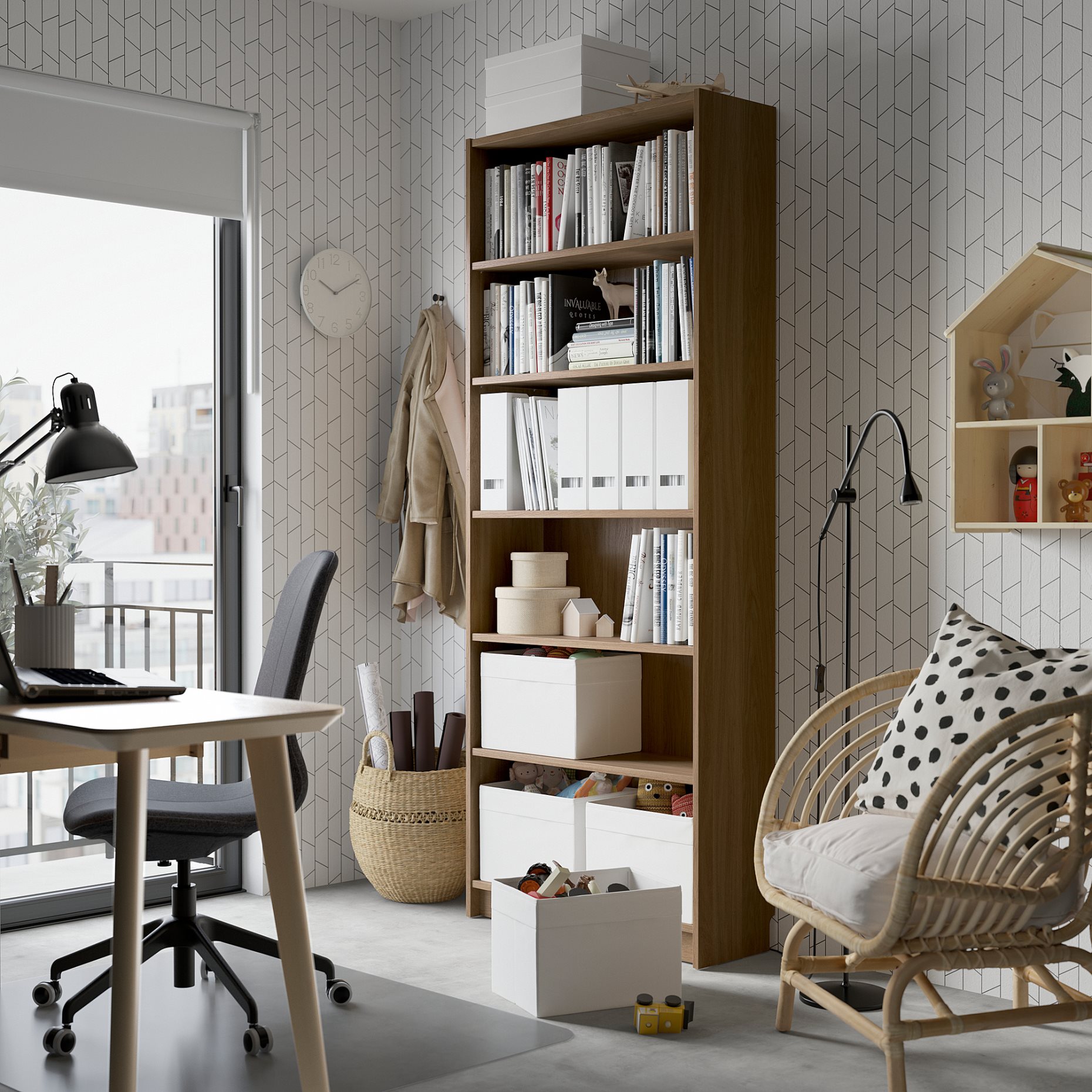 BILLY, bookcase, 80x28x202 cm, 105.089.32