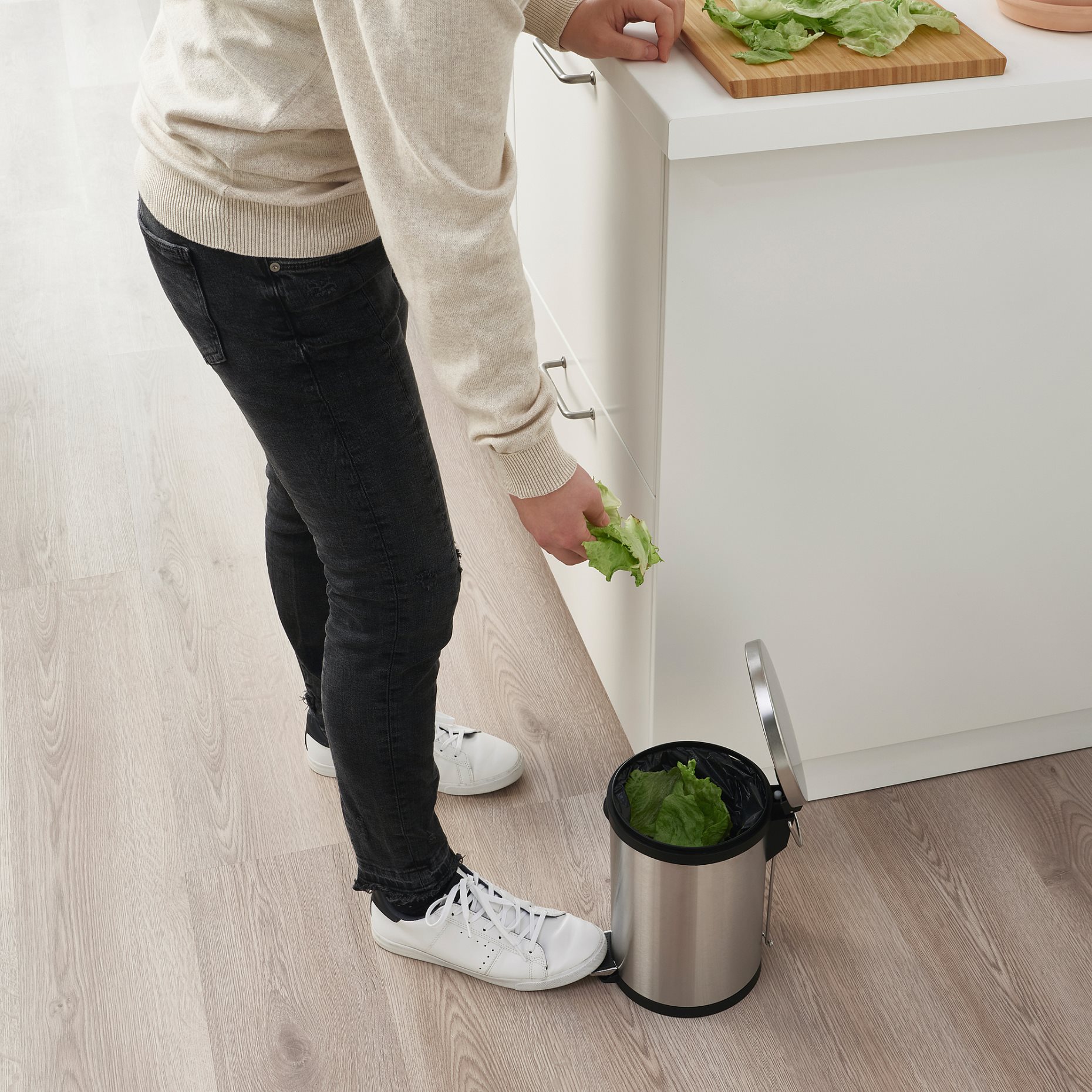SNÖRPA, pedal bin, 5 l, 105.112.08